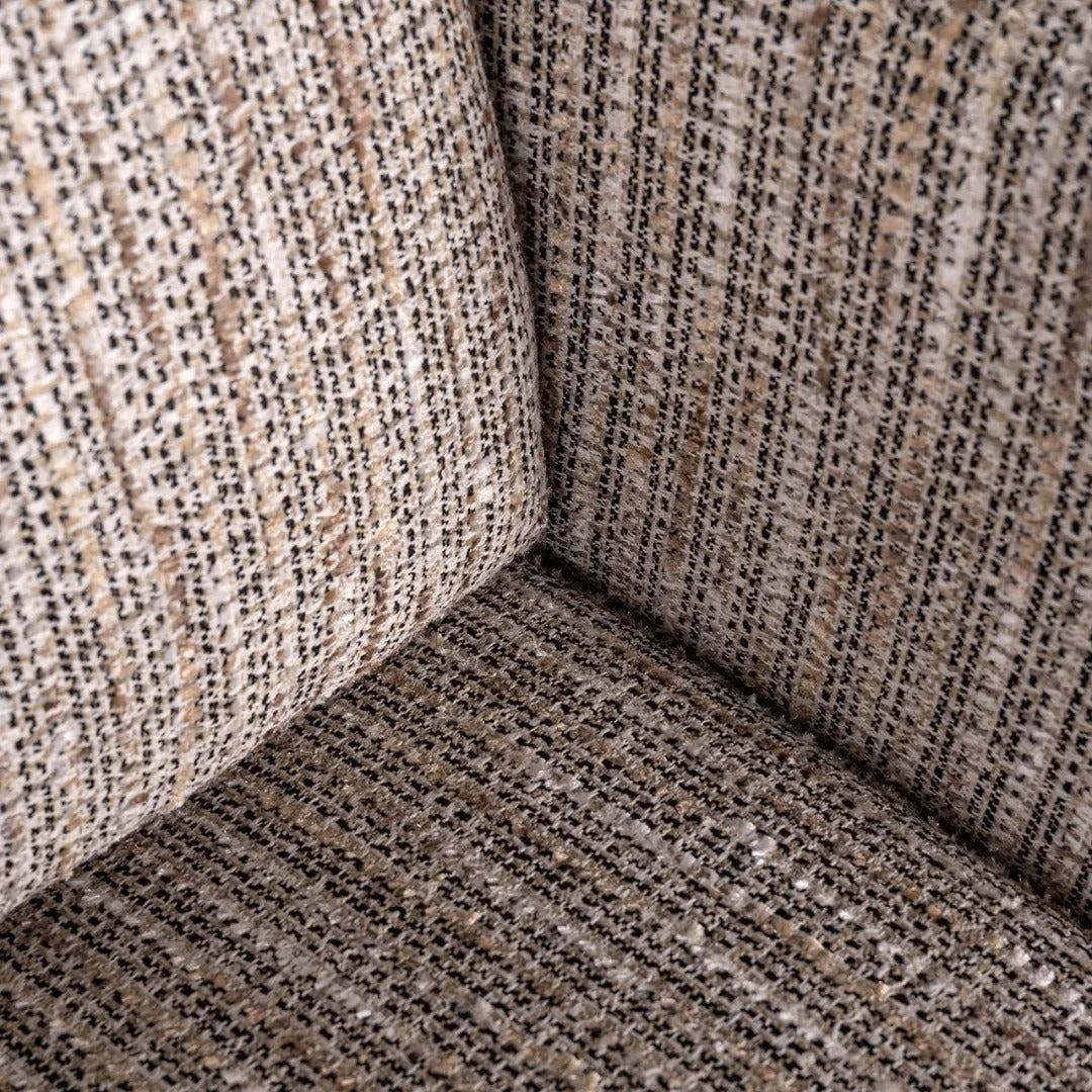 TURNER swivel armchair beige mélange