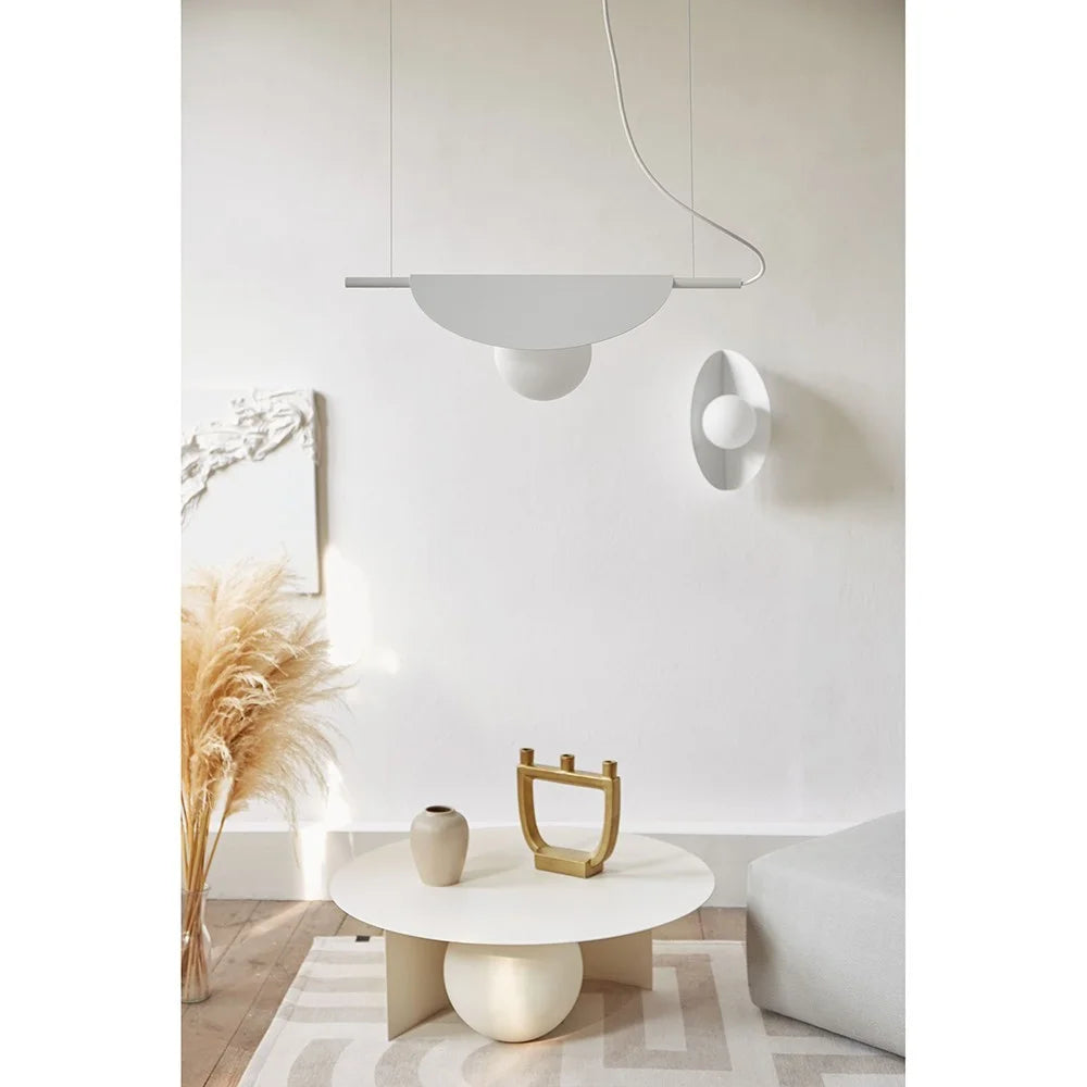SALLO white pendant lamp
