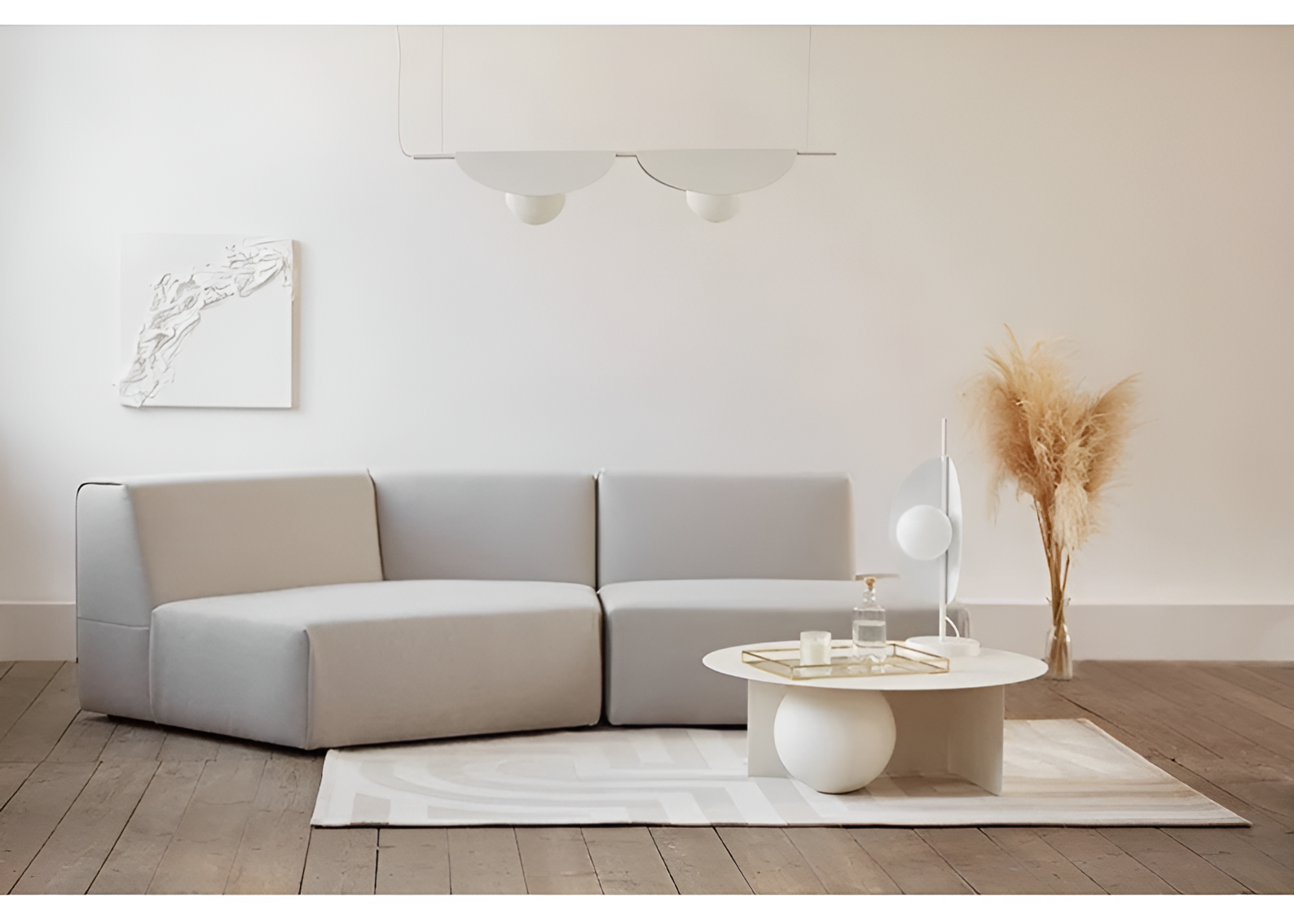 SALLO white pendant lamp