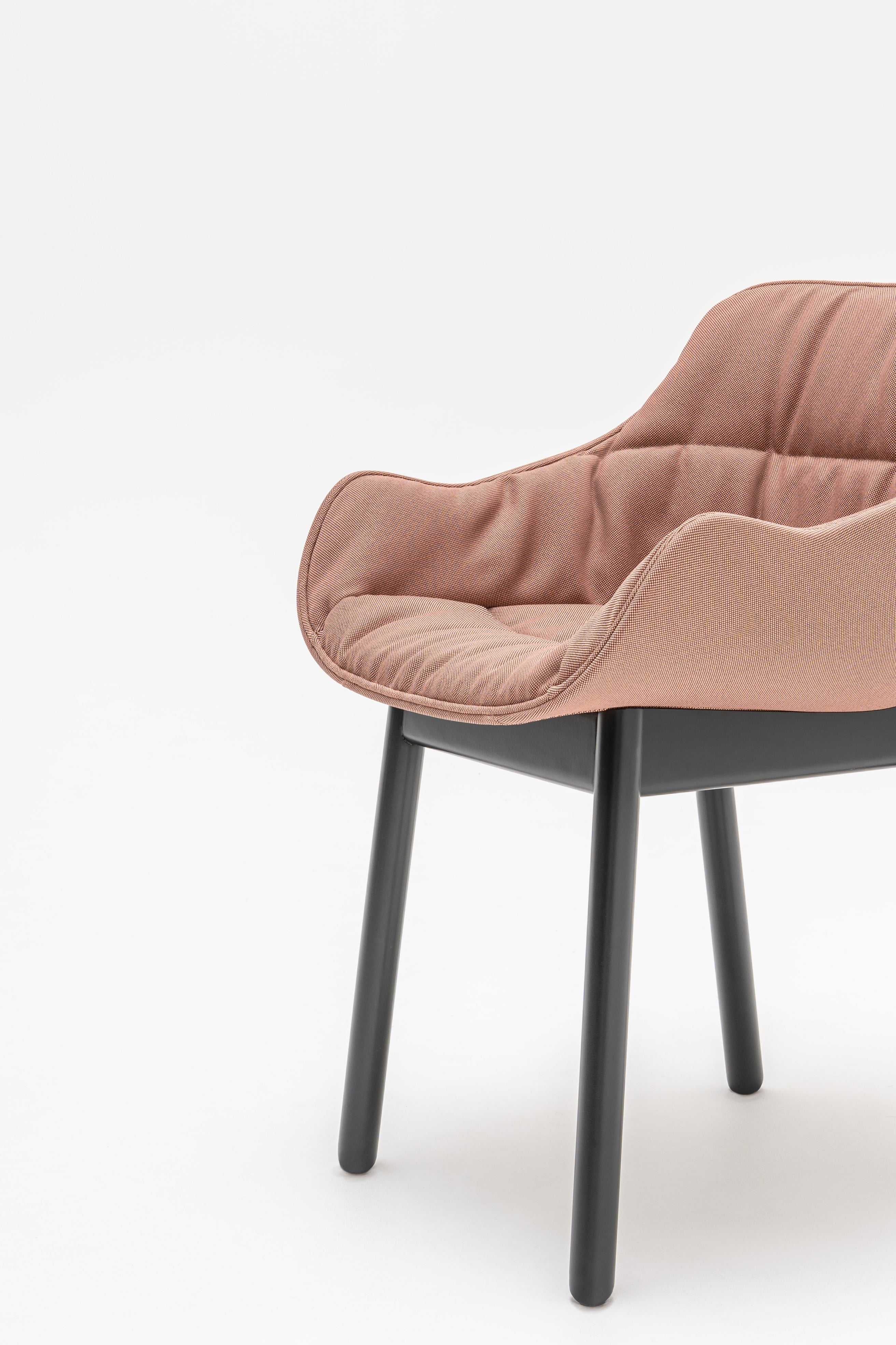 Baltic soft duo chair wooden base