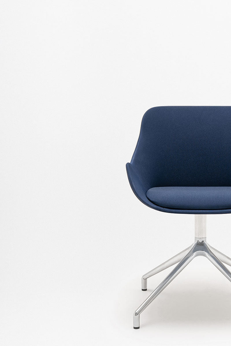 Krzesło obrotowe BALTIC CLASSIC aluminium polerowane - kolor do wyboru [Milena] MDD    Eye on Design