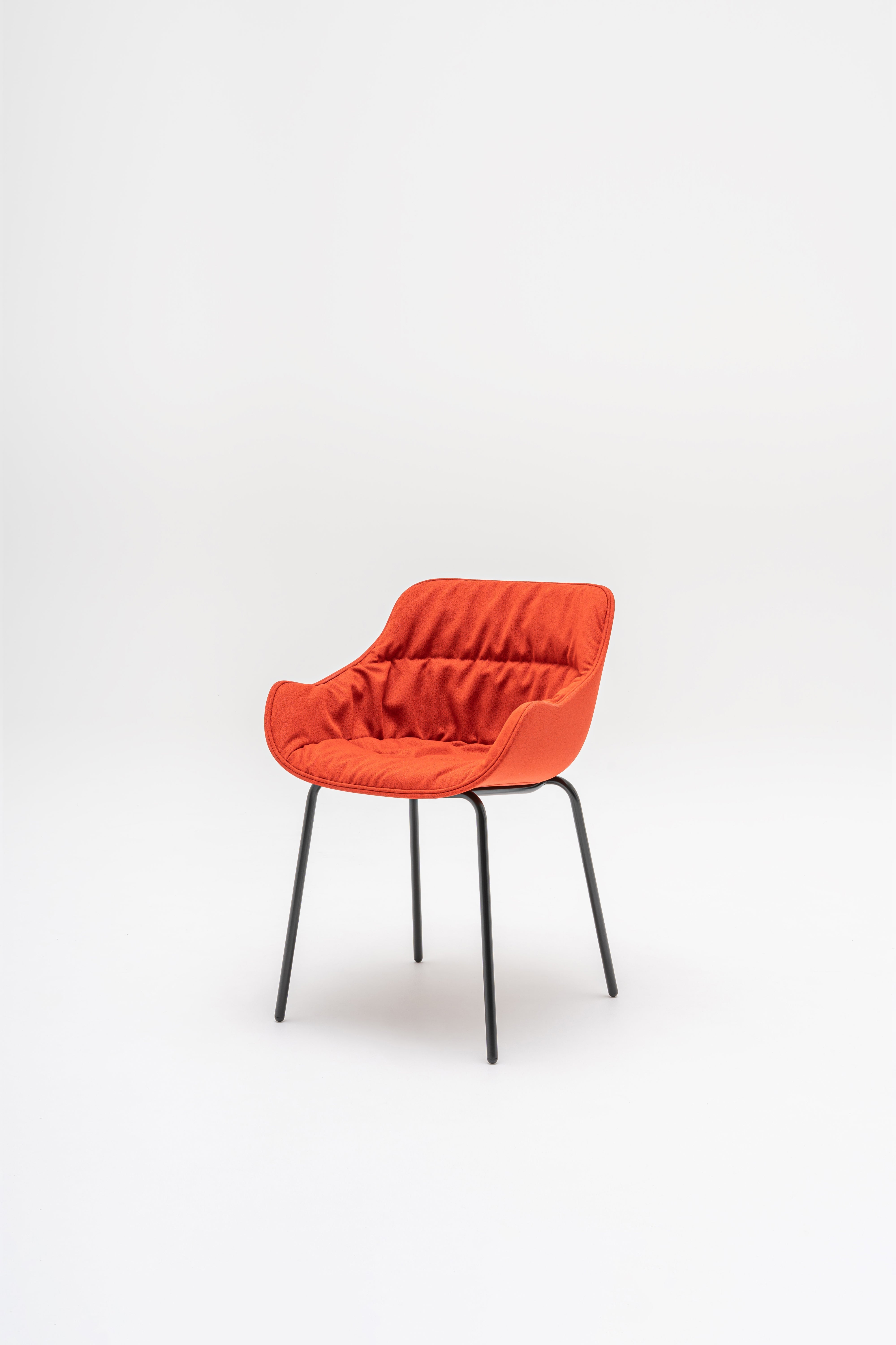 Stolička BALTIC SOFT DUO s kovovou základňou