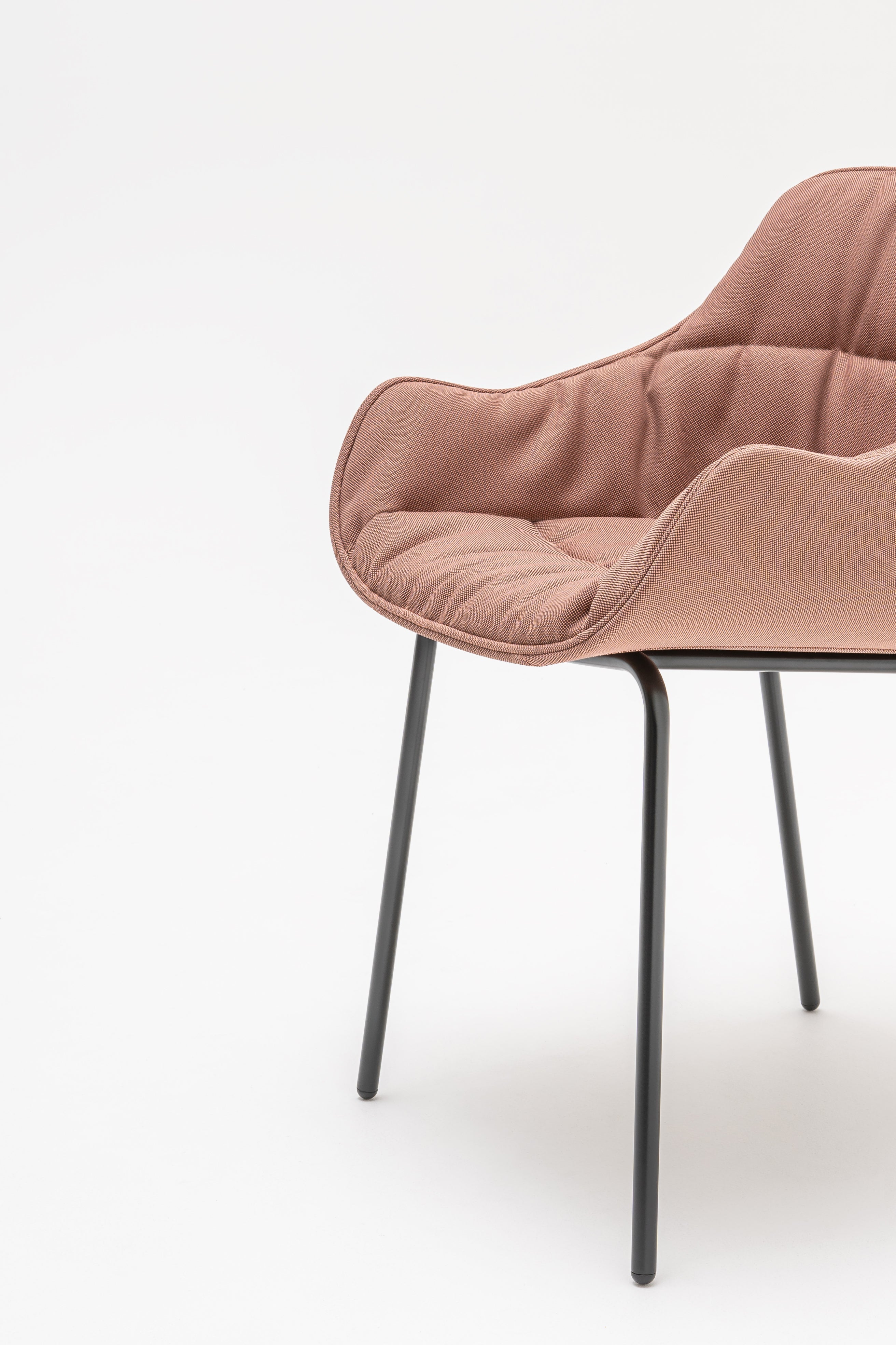 Stolička BALTIC SOFT DUO s kovovou základňou