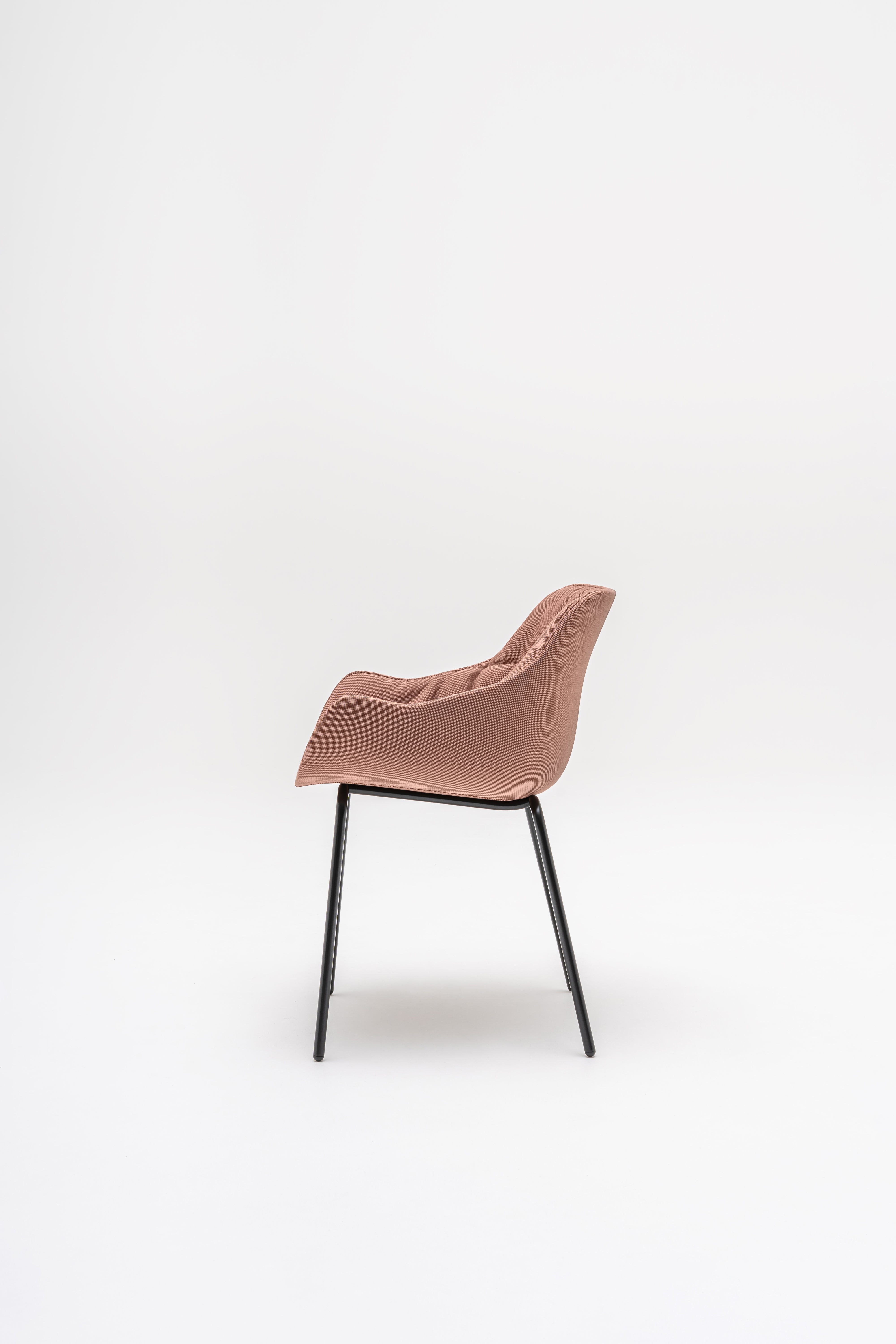 Stolička BALTIC SOFT DUO s kovovou základňou