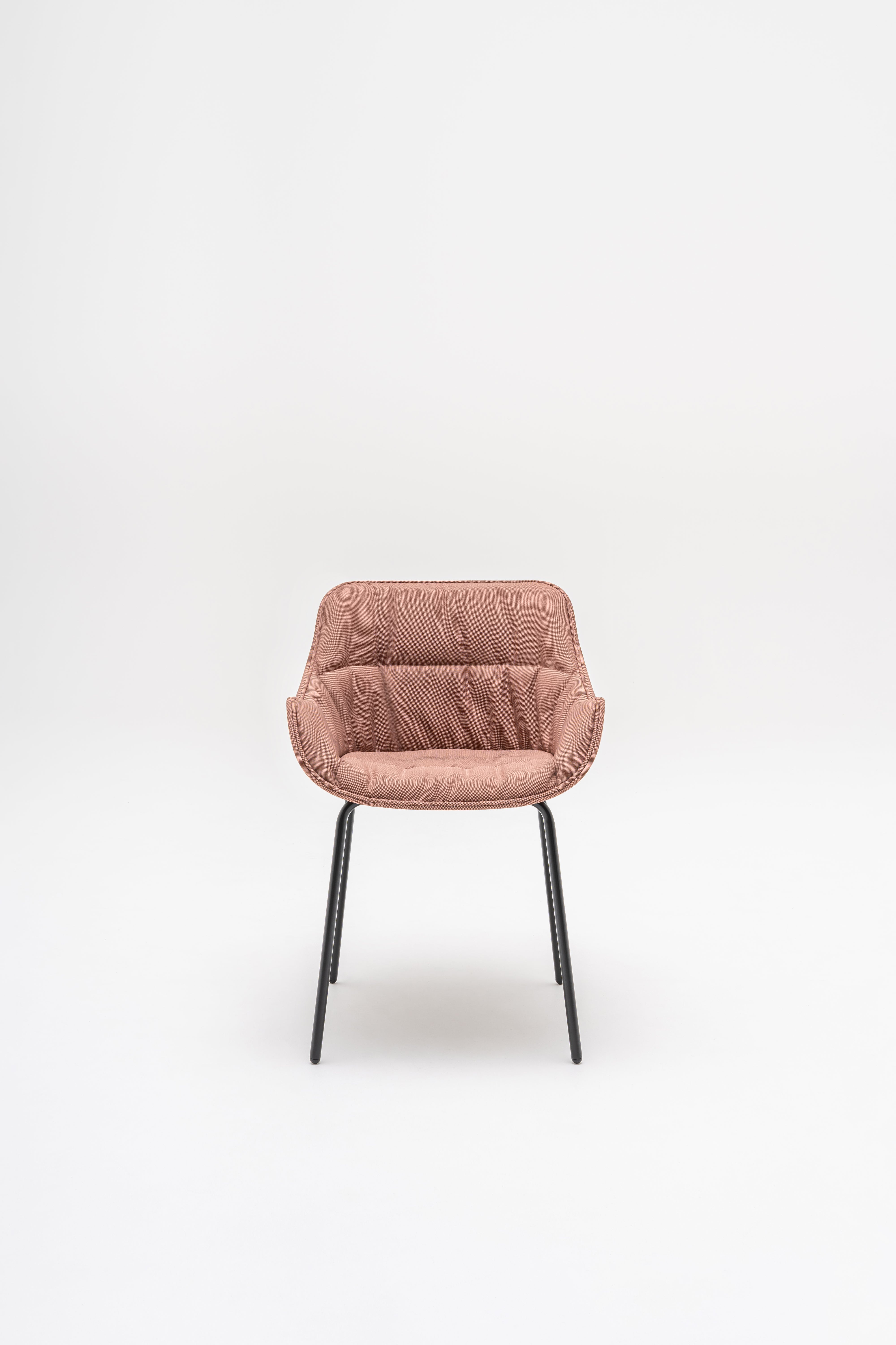 Stolička BALTIC SOFT DUO s kovovou základňou