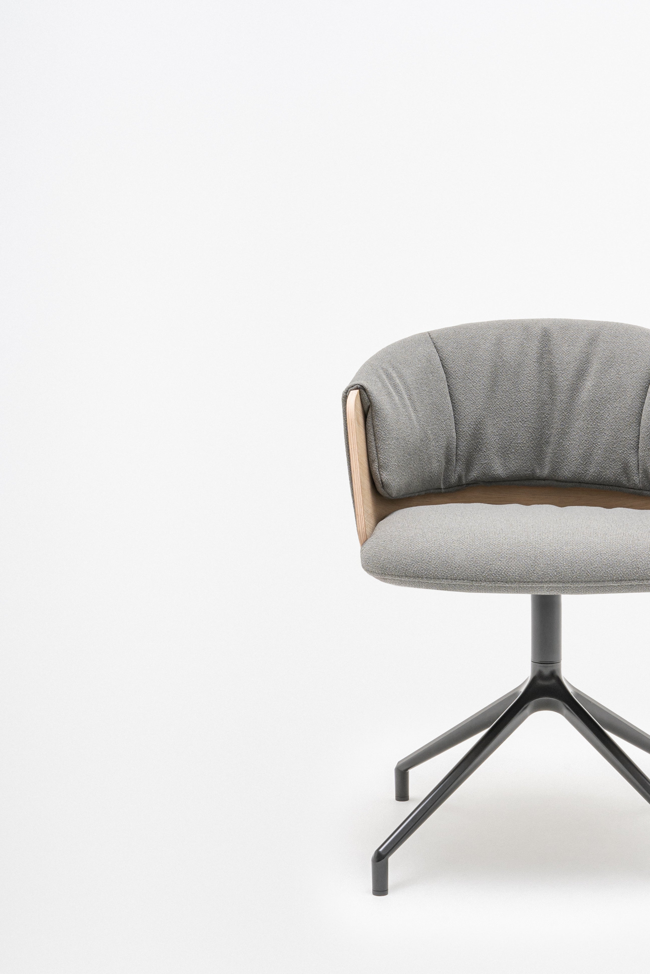 Krzesło obrotowe COLLAR metalowa podstawa