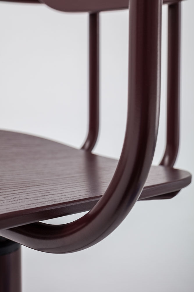 Krzesło obrotowe z zagłówkiem NEW SCHOOL niebieski [Milena] MDD    Eye on Design