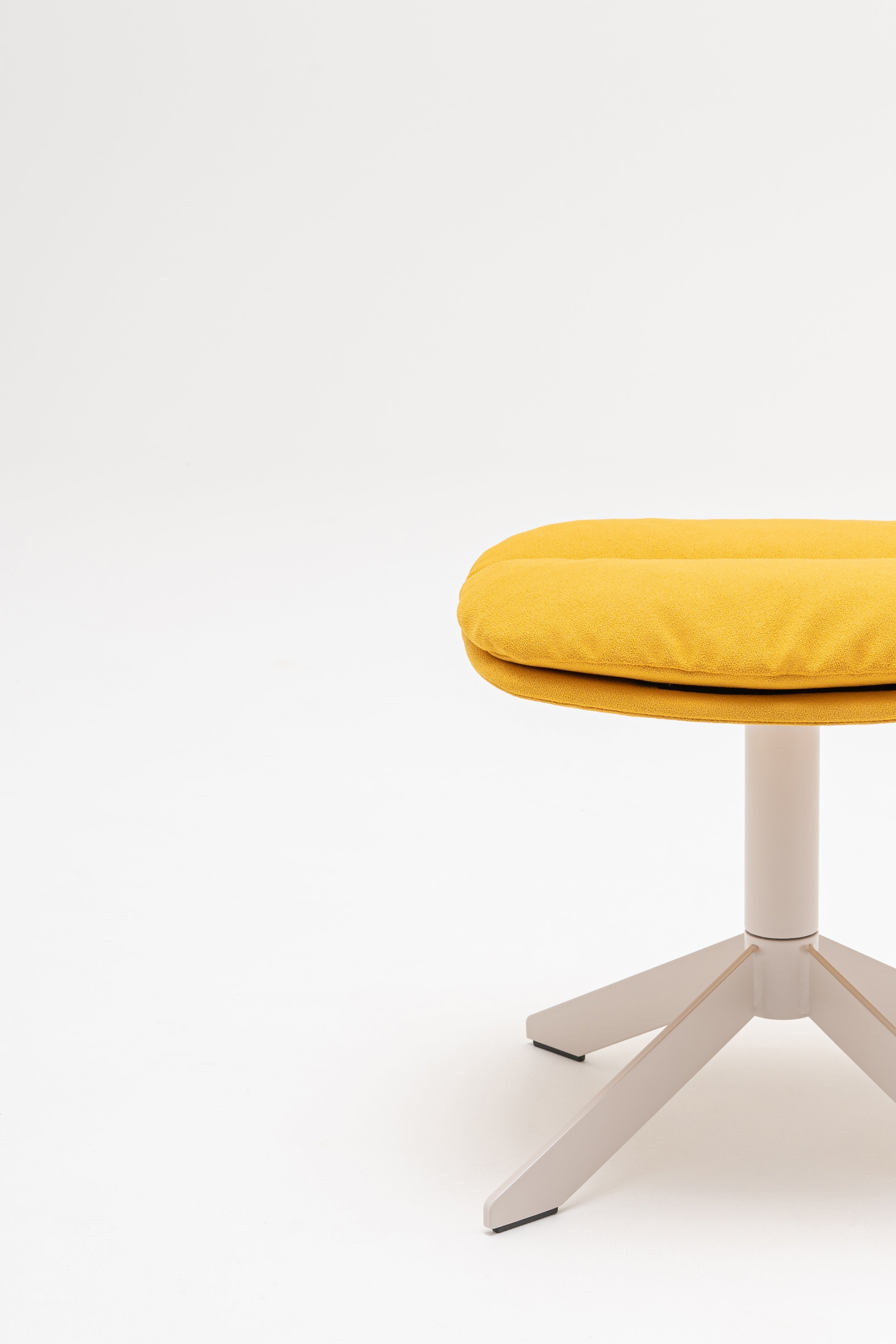 Fat frank footrest upholstered