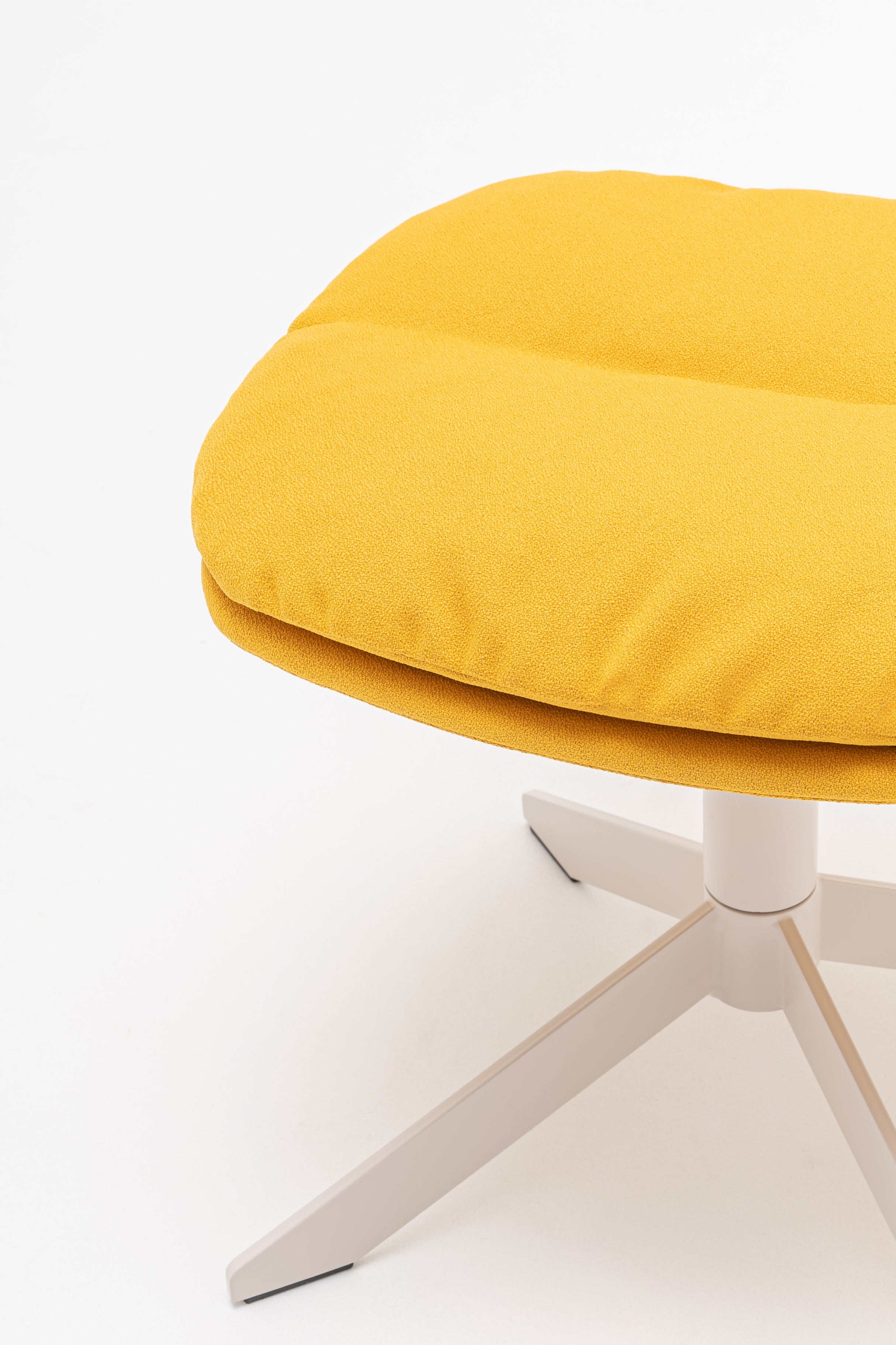 Fat frank footrest upholstered