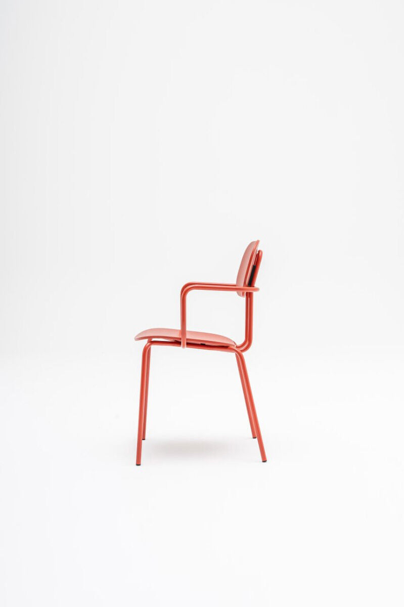 Krzesło NEW SCHOOL podstawa czworonożna jasny szary [Milena] MDD    Eye on Design