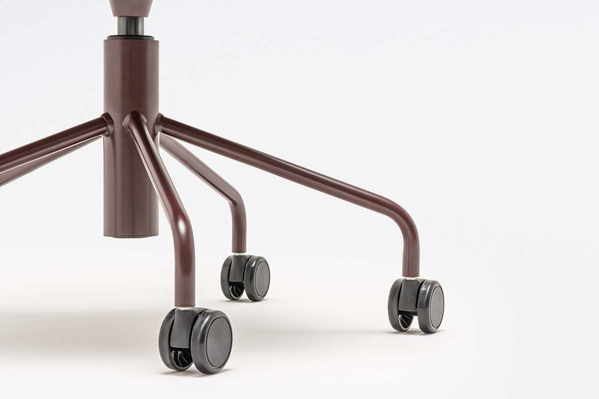 Krzesło z zagłówkiem NEW SCHOOL regulowana podstawa oliwkowy [Milena] MDD    Eye on Design