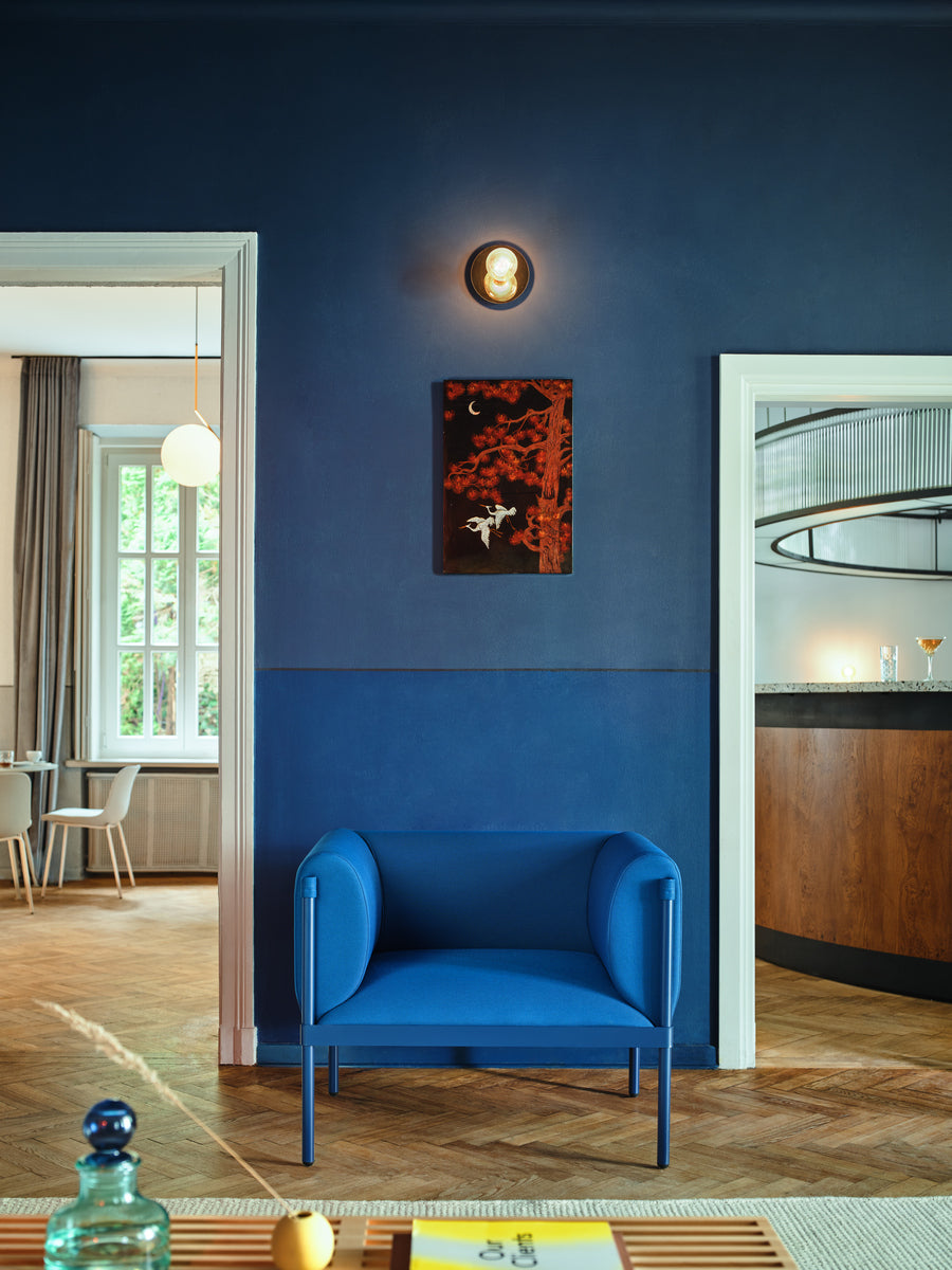 Fotel niski STILT tapicerowany