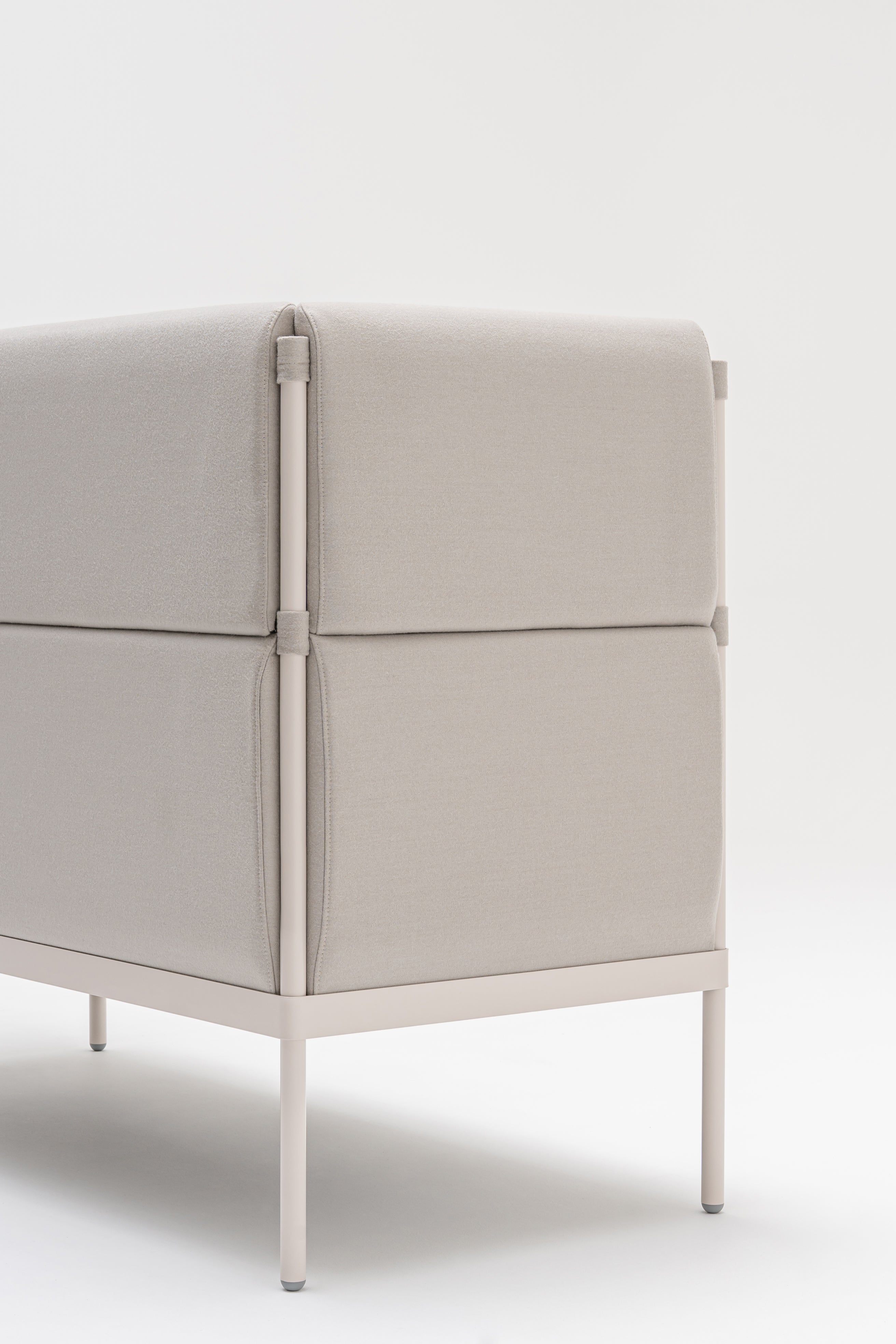 2-person high-person upholstered sofa