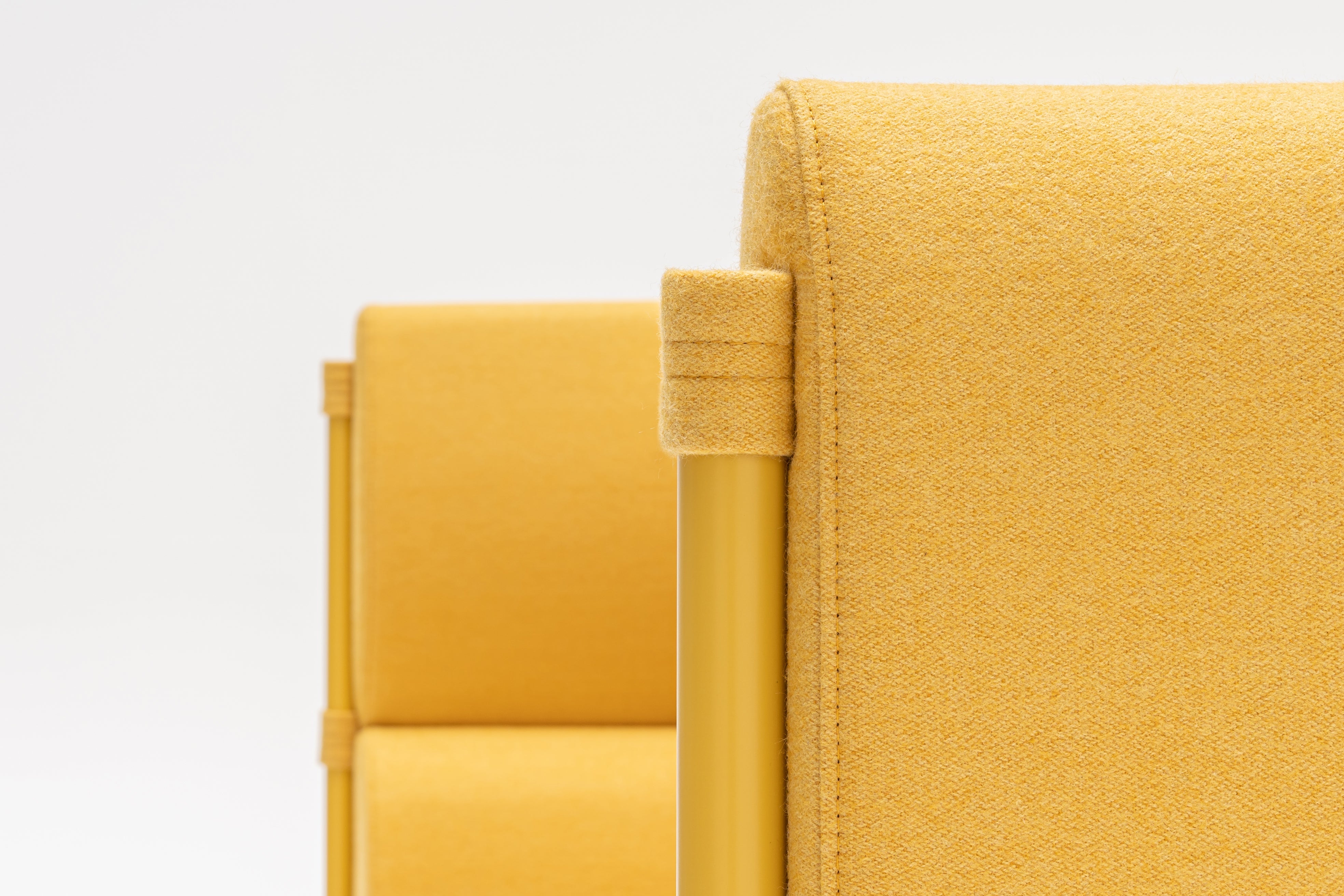 3-seater high-person upholstered sofa