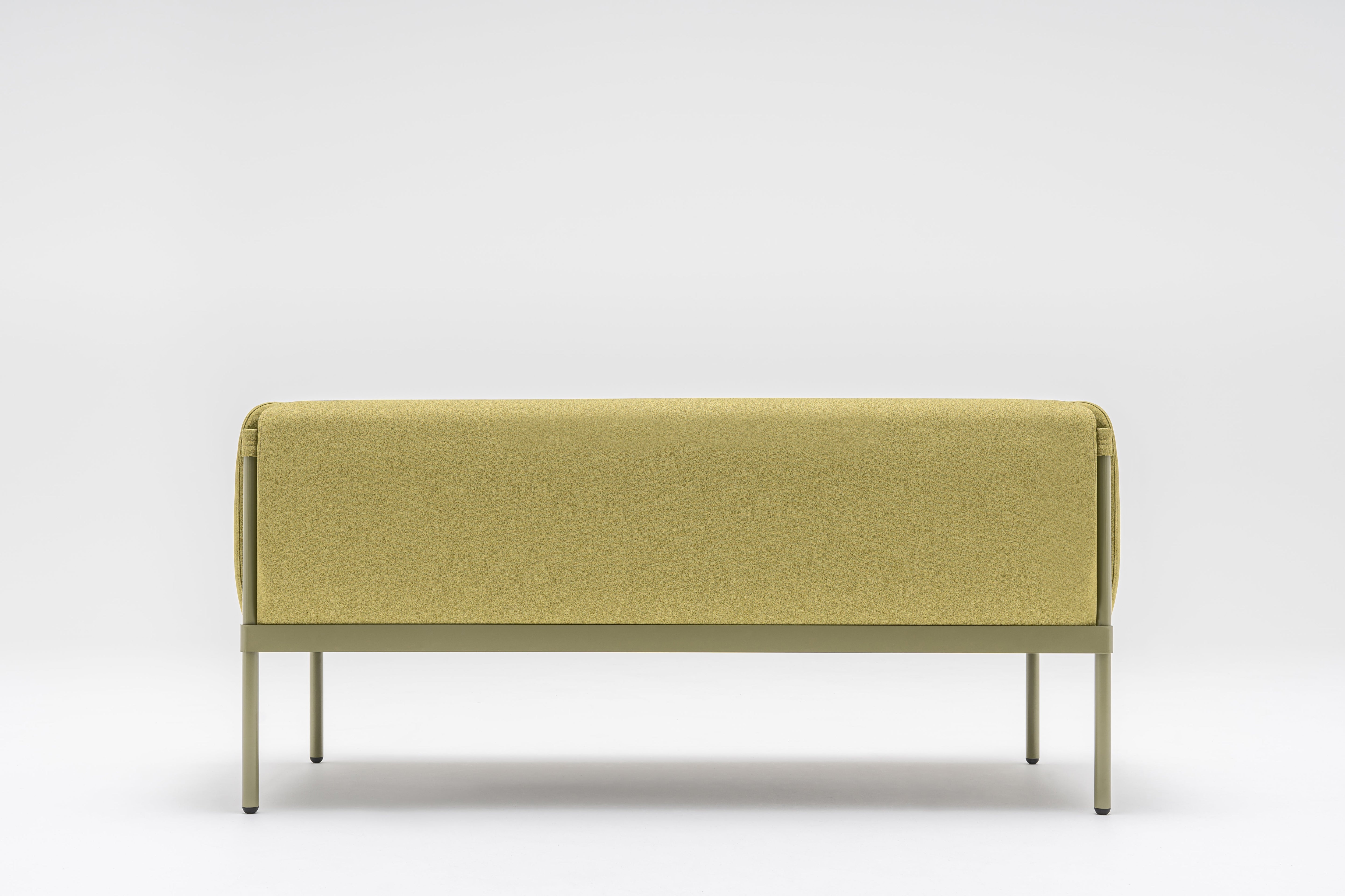 2-seater Sofa low upholstered stilt