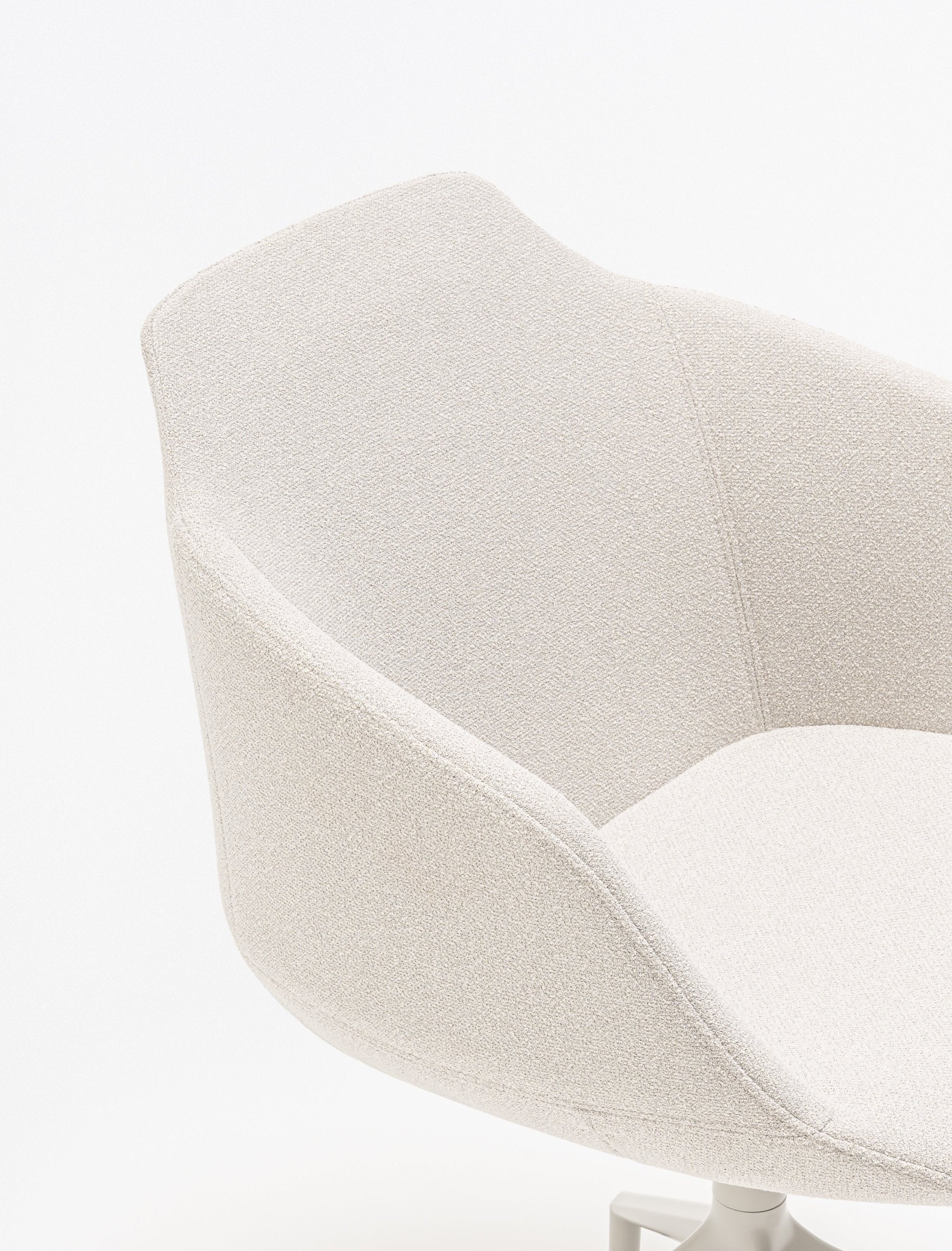 Office chair Ultra base of the cross with wheels for hard surface