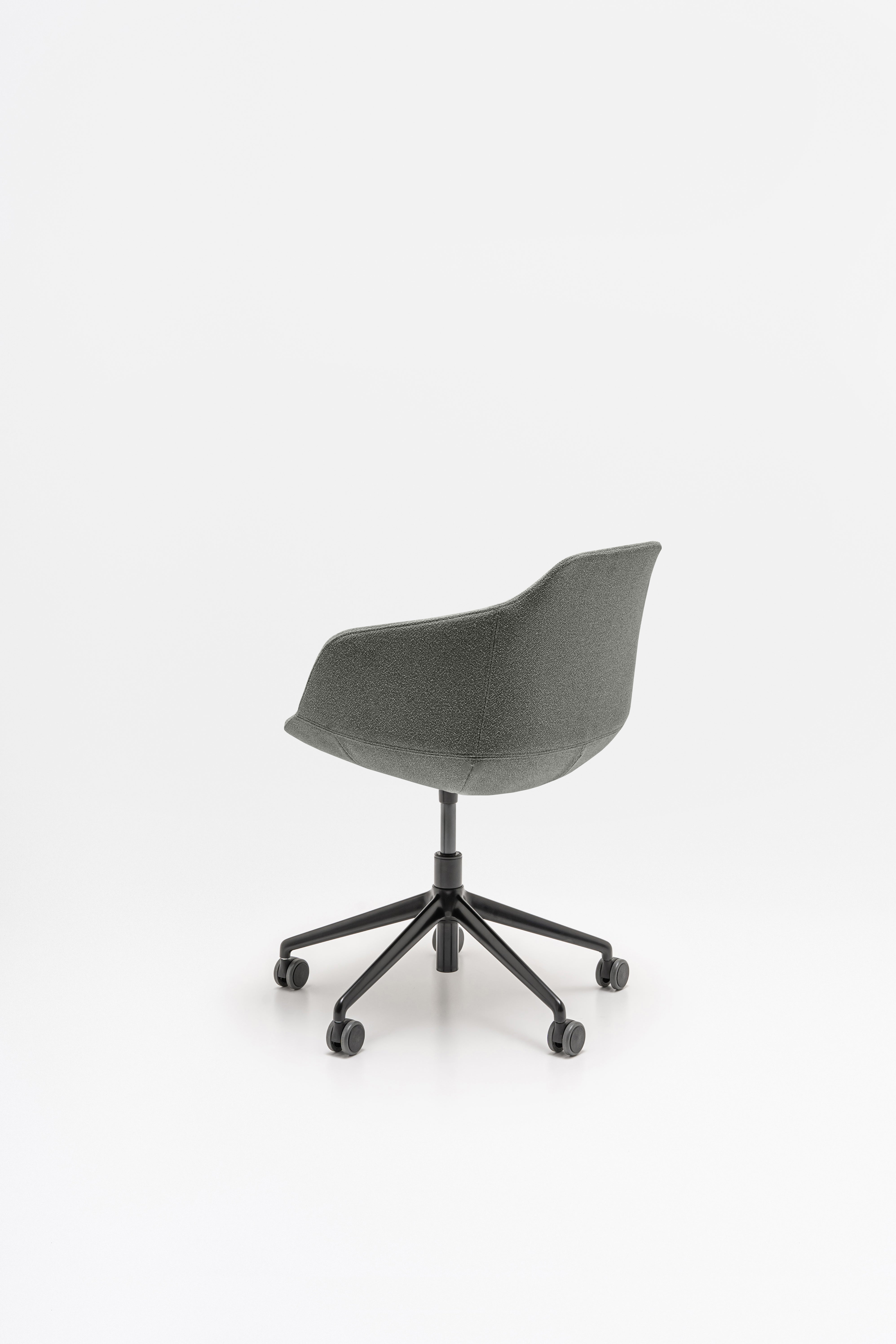 Ultra chair adjustable base with wheels to the soft surface