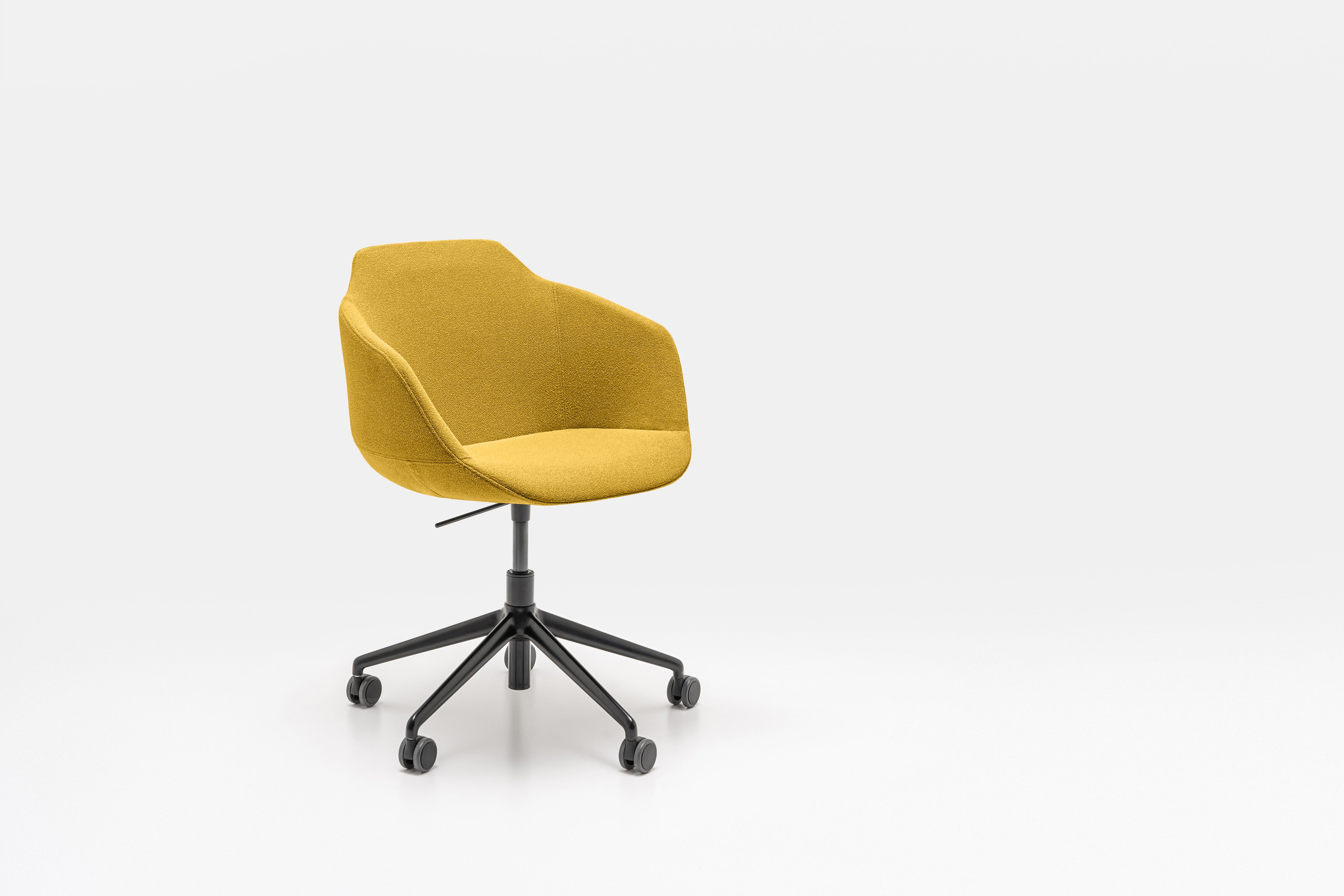 Ultra chair adjustable base with wheels to the soft surface