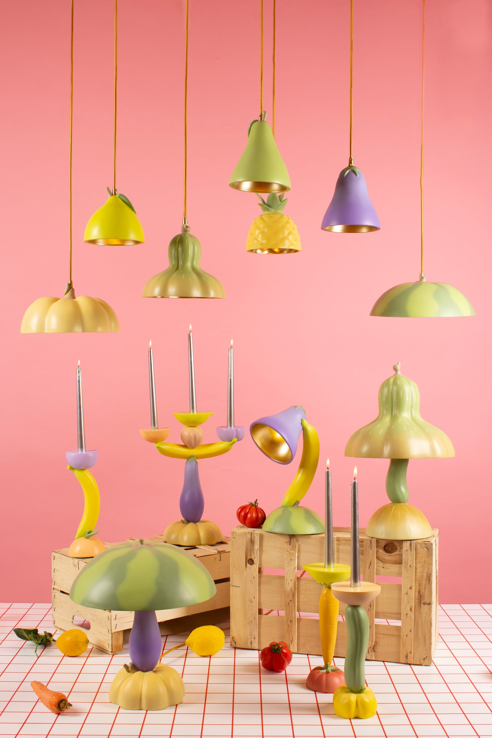 Vitamin table lamp - Watermelon