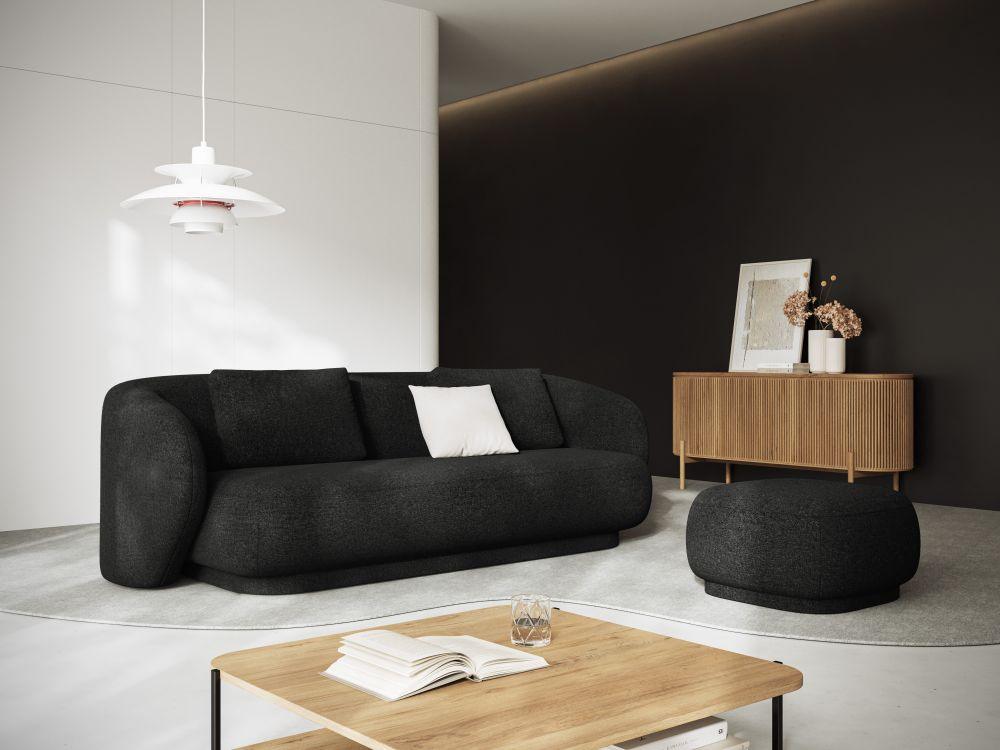 Sofa 3-osobowa aksamitna CAMDEN beżowy Cosmopolitan Design    Eye on Design