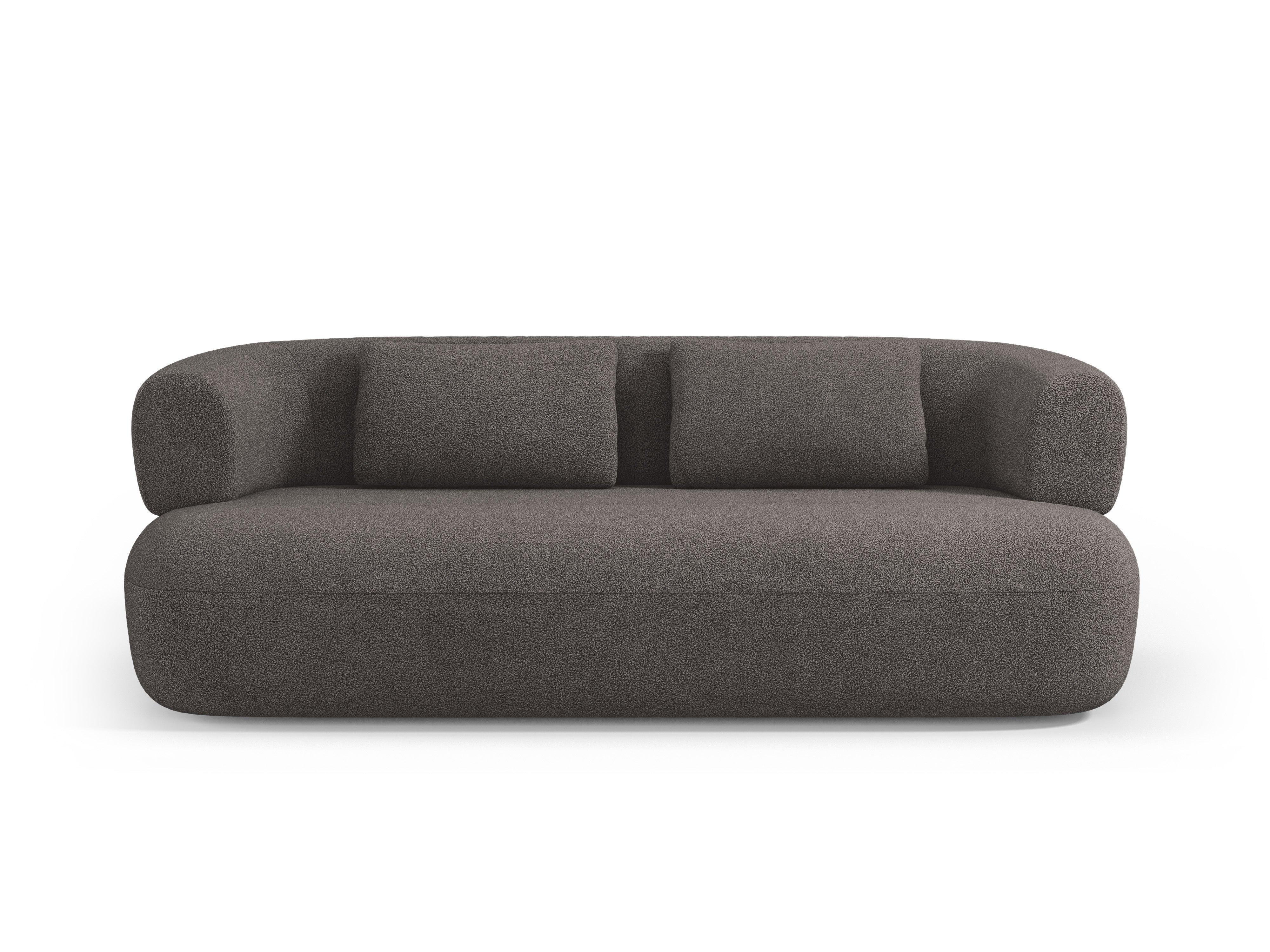 ALDRIN 3 seater sofa grey boucle Windsor & Co Eye on Design