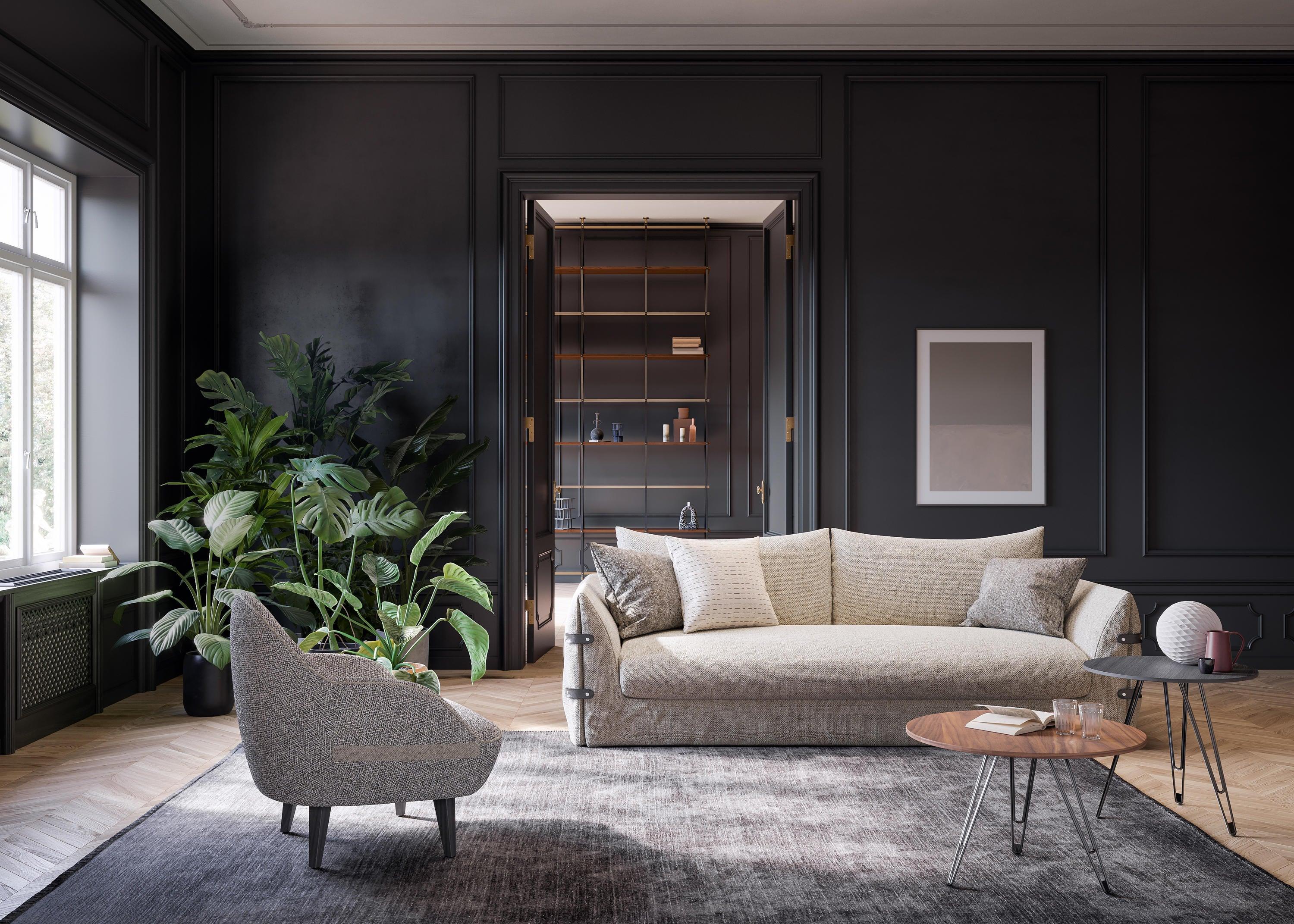 Sofa 3-osobowa BOTTON UP beżowy Liu Jo Living    Eye on Design