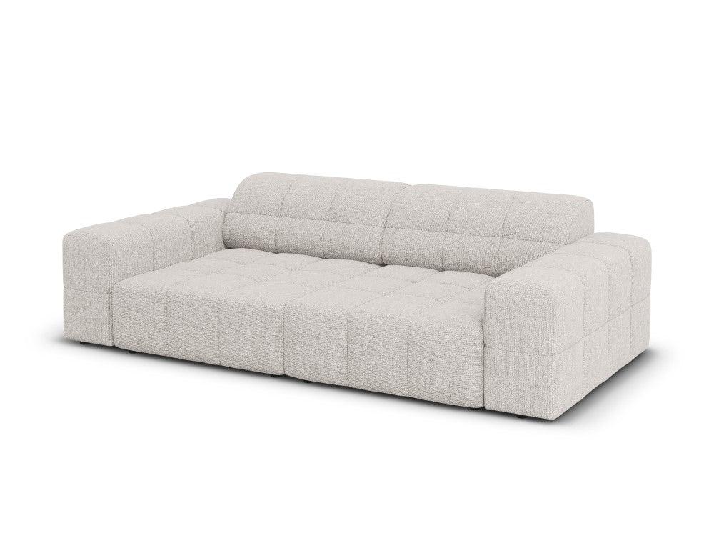 Sofa 3-osobowa CHICAGO jasnoszary szenil Cosmopolitan Design    Eye on Design