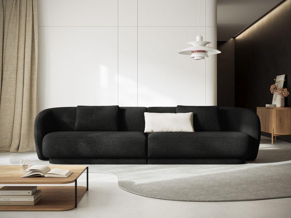 Sofa 4-osobowa aksamitna CAMDEN beżowy Cosmopolitan Design    Eye on Design