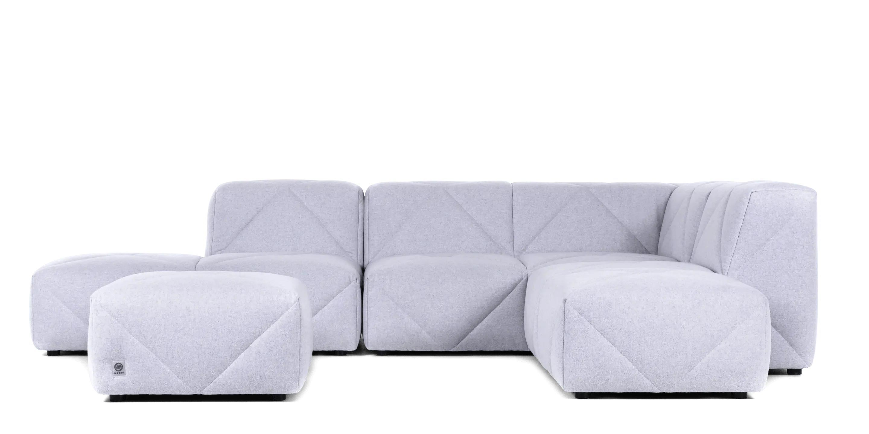 Modular sofa BFF upholstered Moooi Eye on Design