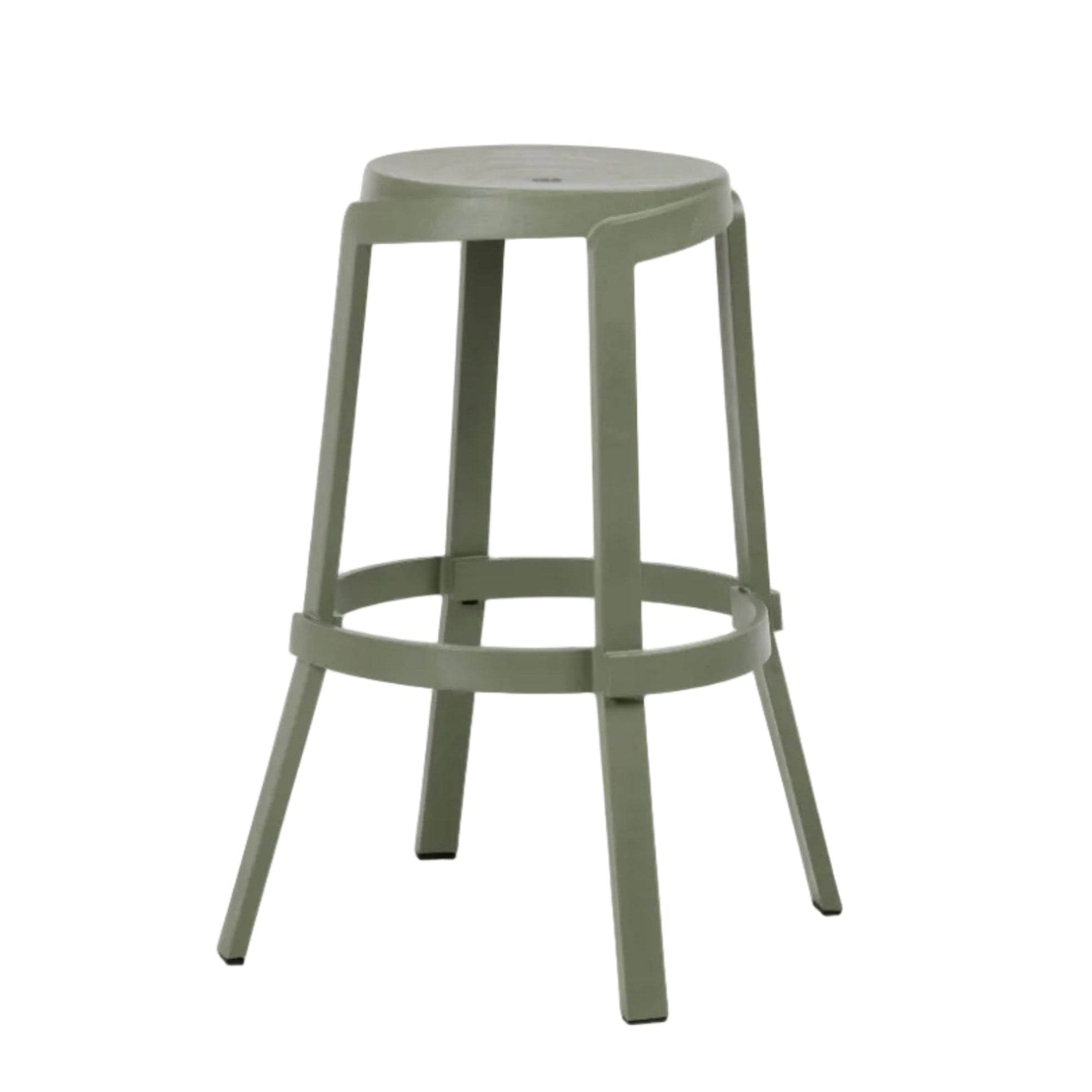 Outdoor Stool STACK Green