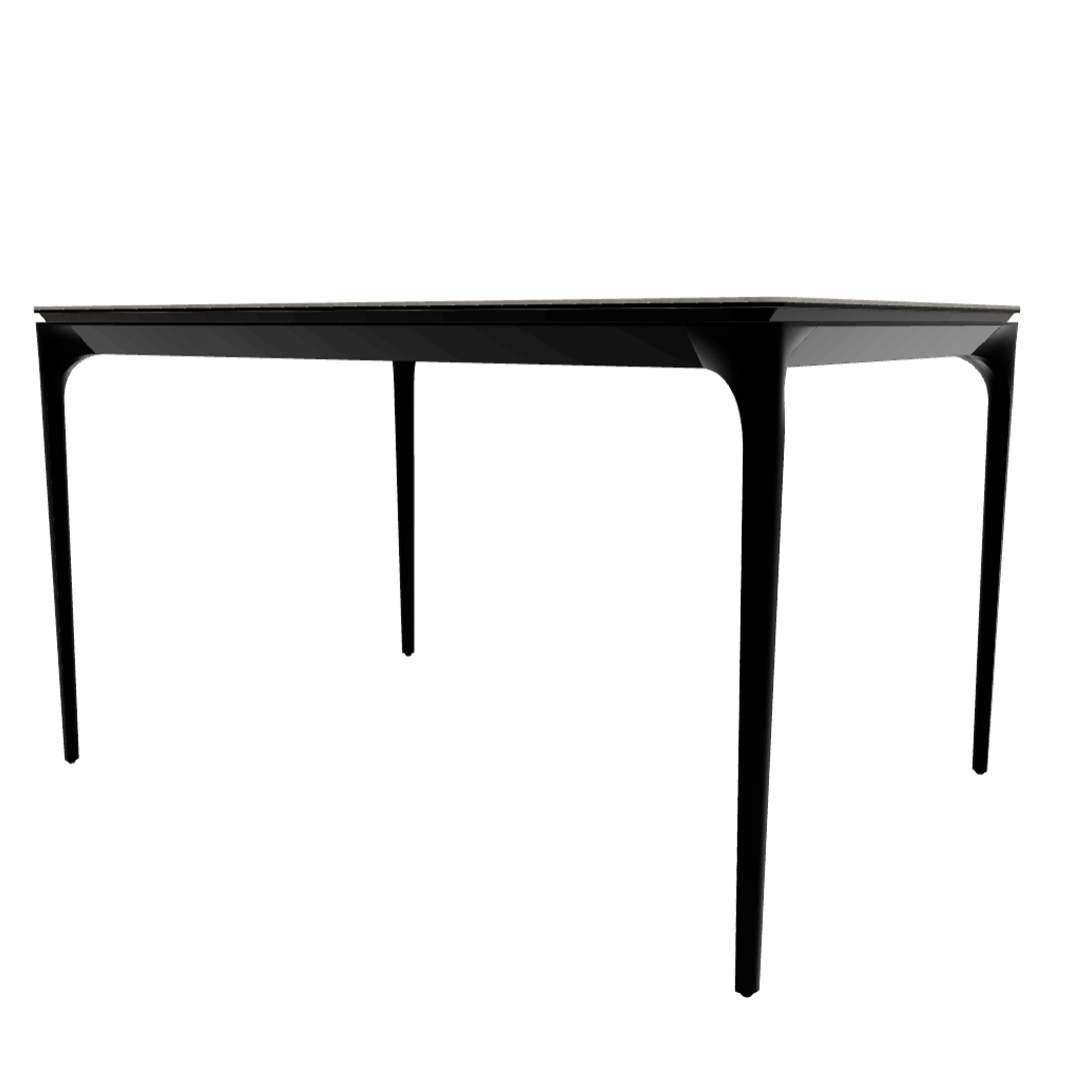 Rozkladací stôl SILHOUETTE svetlosivá keramika