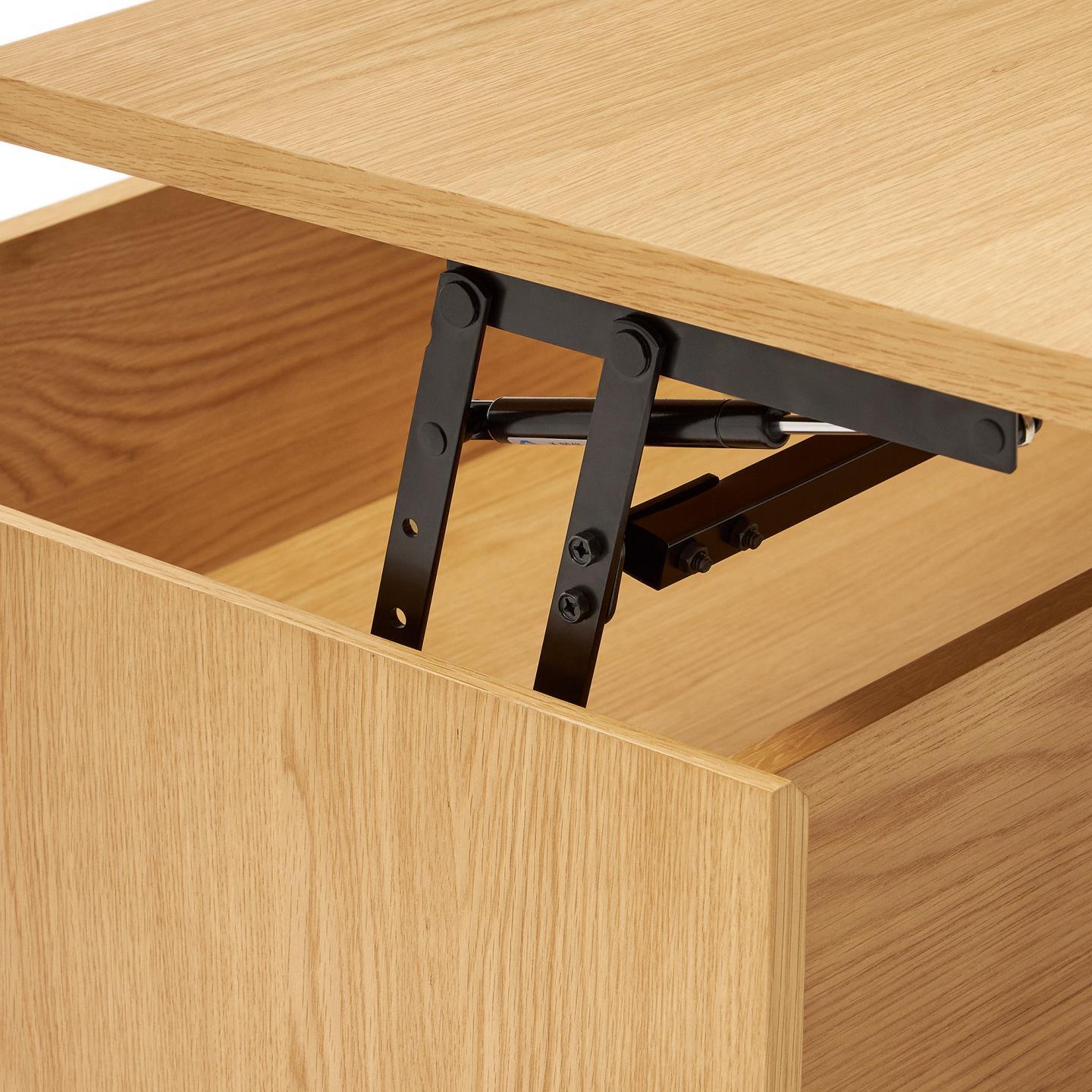 Stolik kawowy otwierany ABILEN fornir dębowy La Forma    Eye on Design