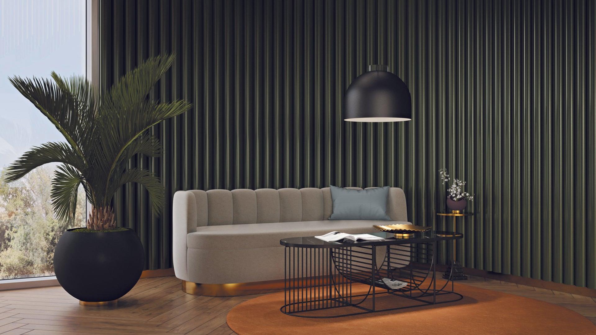 Stolik kawowy SINO czarny marmur z czarną podstawą AYTM    Eye on Design