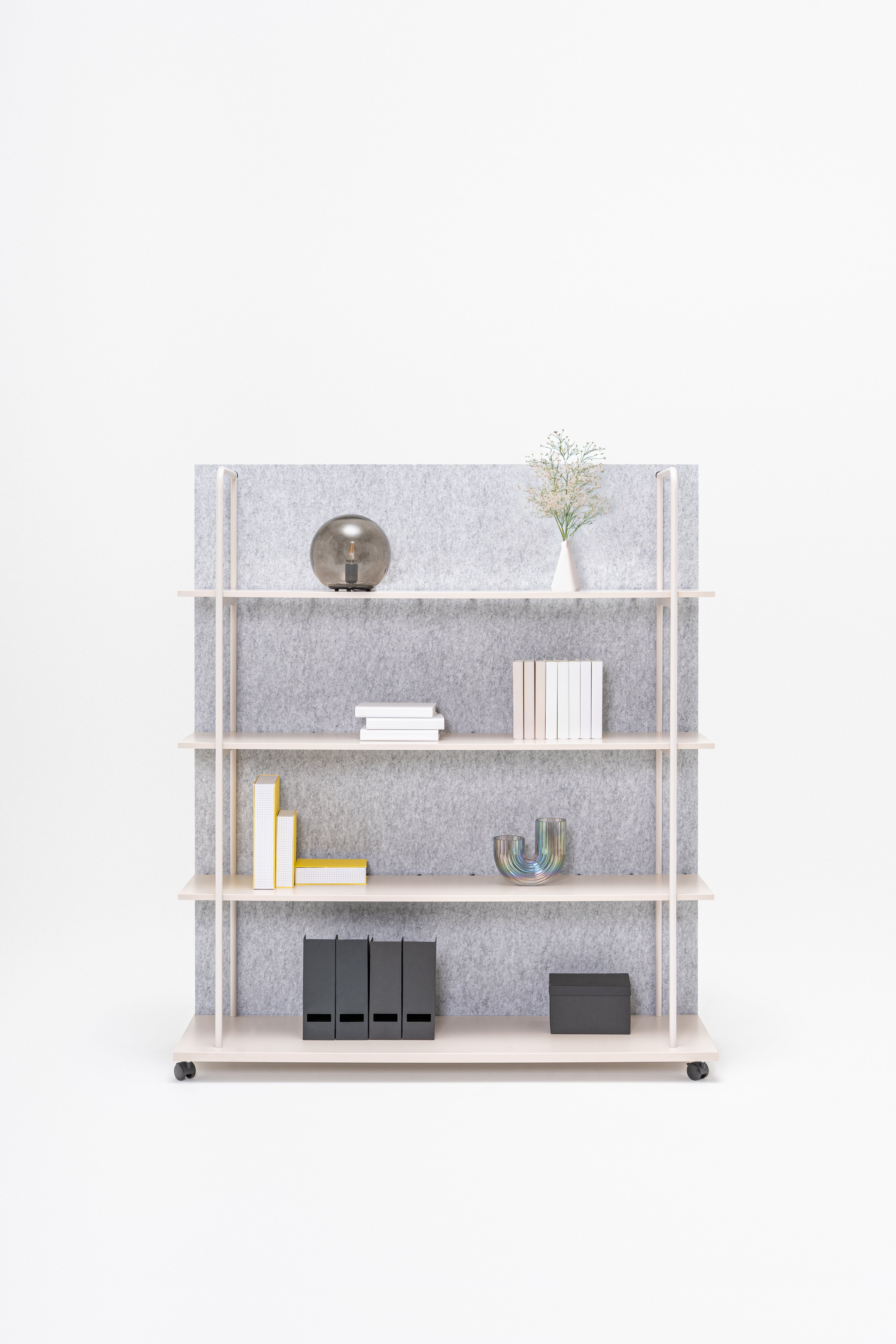 Steel shelving tanca rear from felt