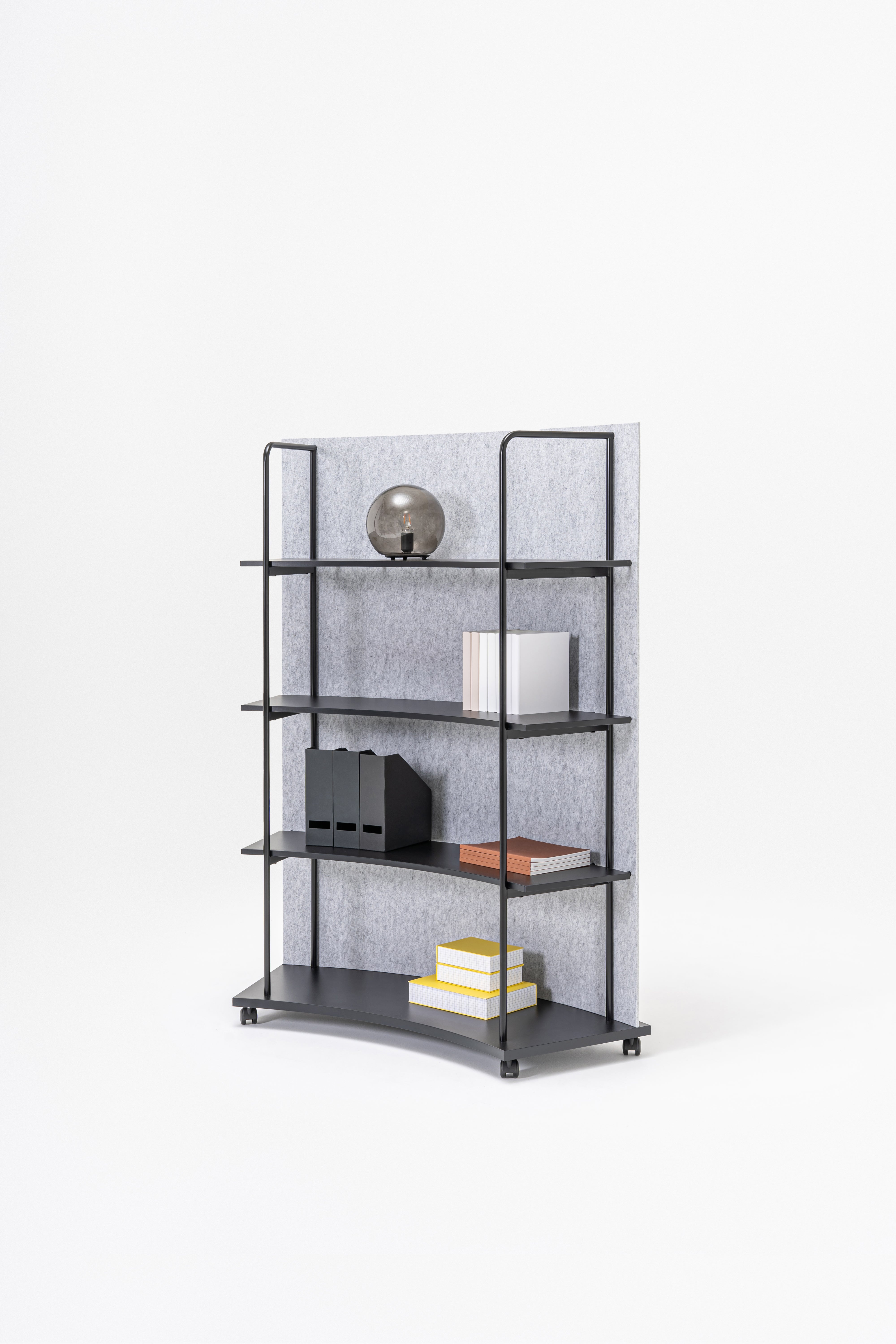 Steel shelving tanca rear from felt