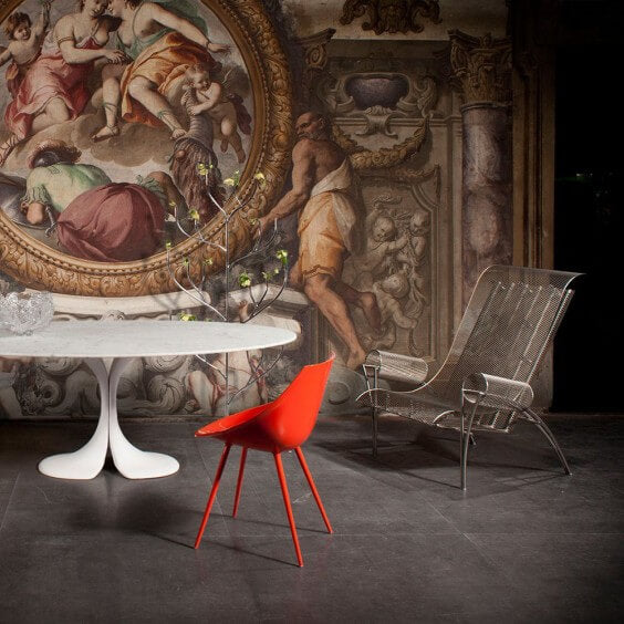 Fotel SUKI z nehrdzavejúcej ocele