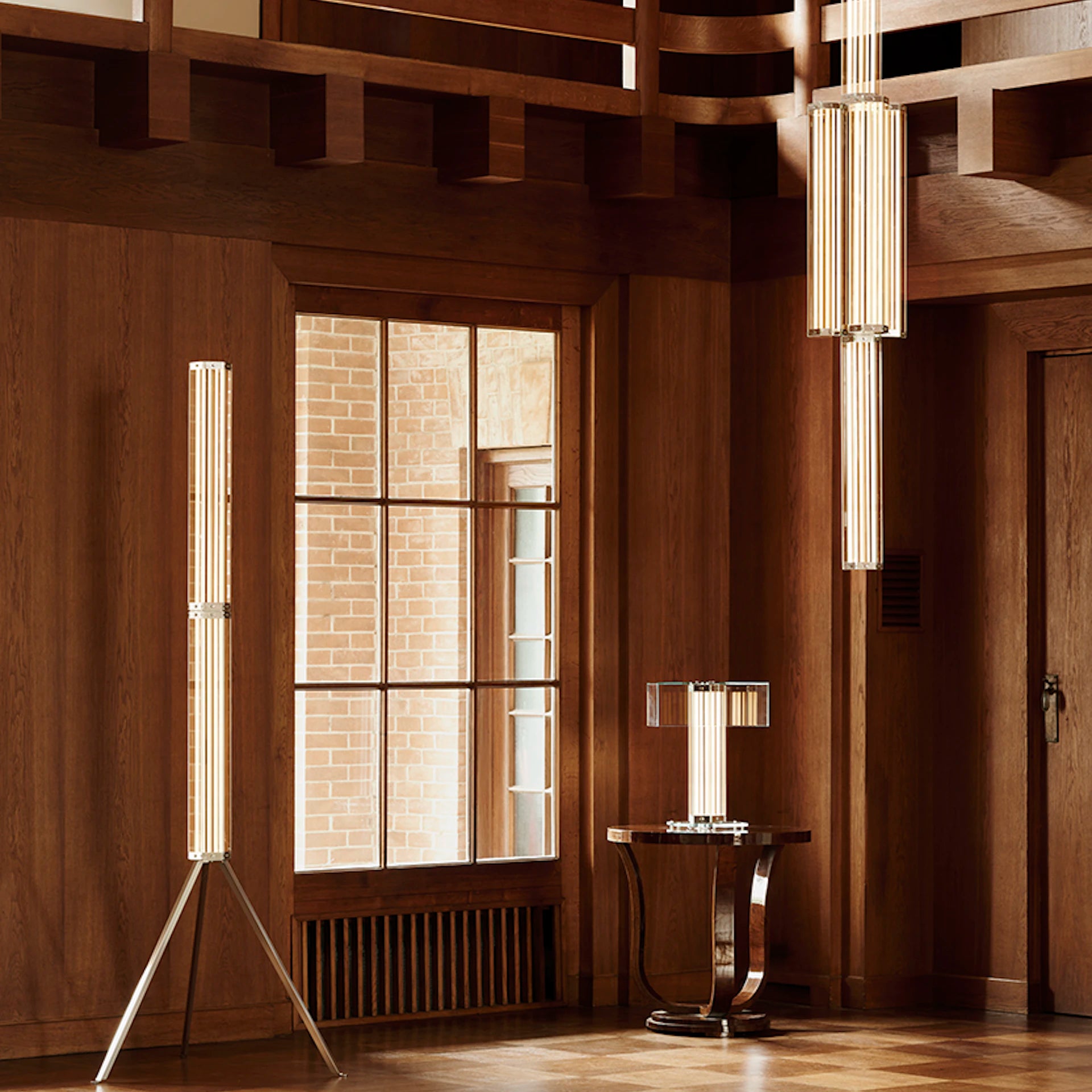 Stolná lampa SUPERWIRE sklo