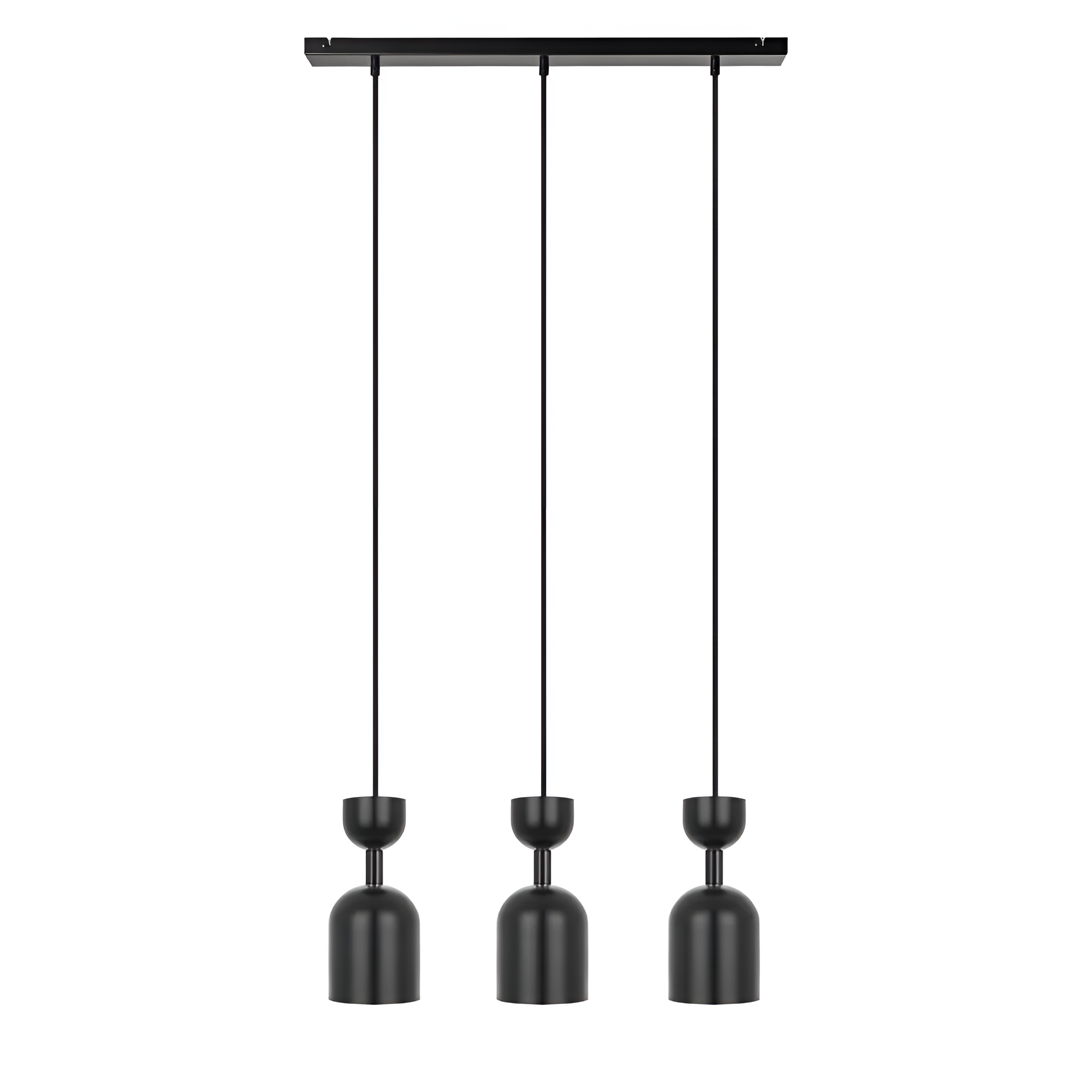 Stropná lampa SUPURU 3L čierna