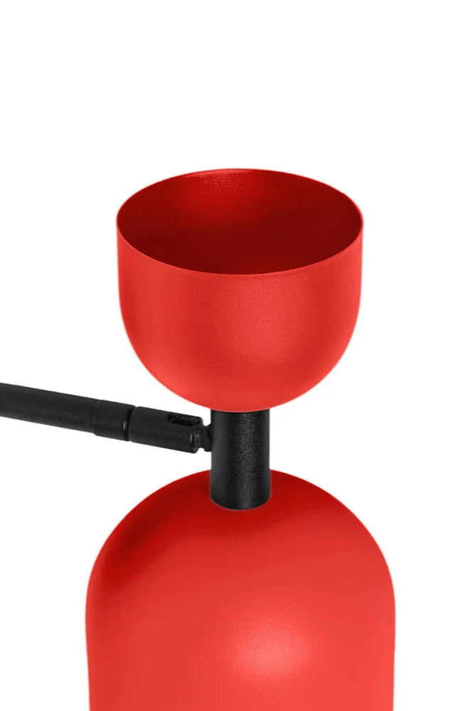 Nástenné svietidlo SUPURU červeno-oranžové