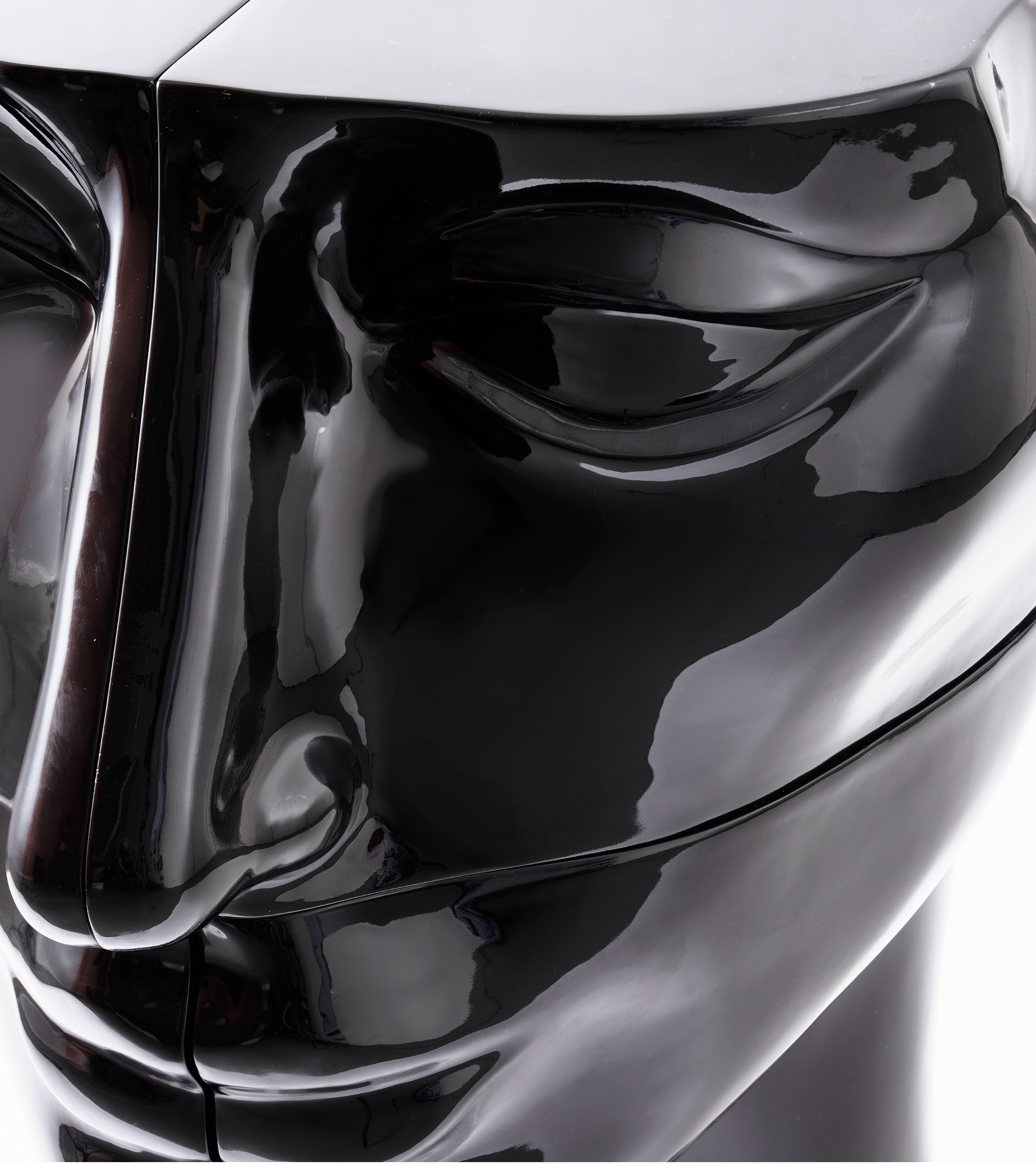 Modulový čierny konferenčný stolík HEAD