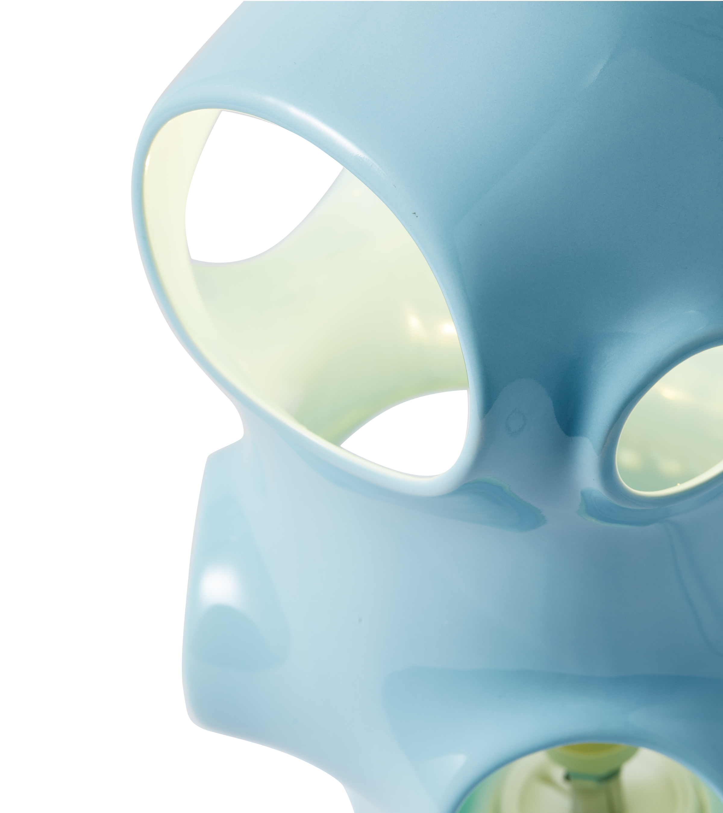 Stolná lampa BULLE svetlomodrá