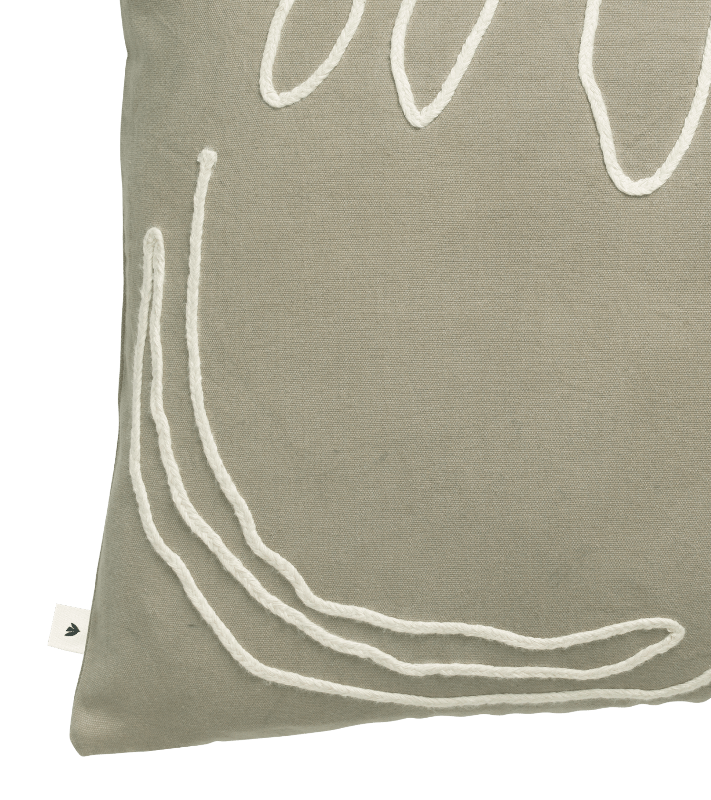Decorative cushion JOT light green