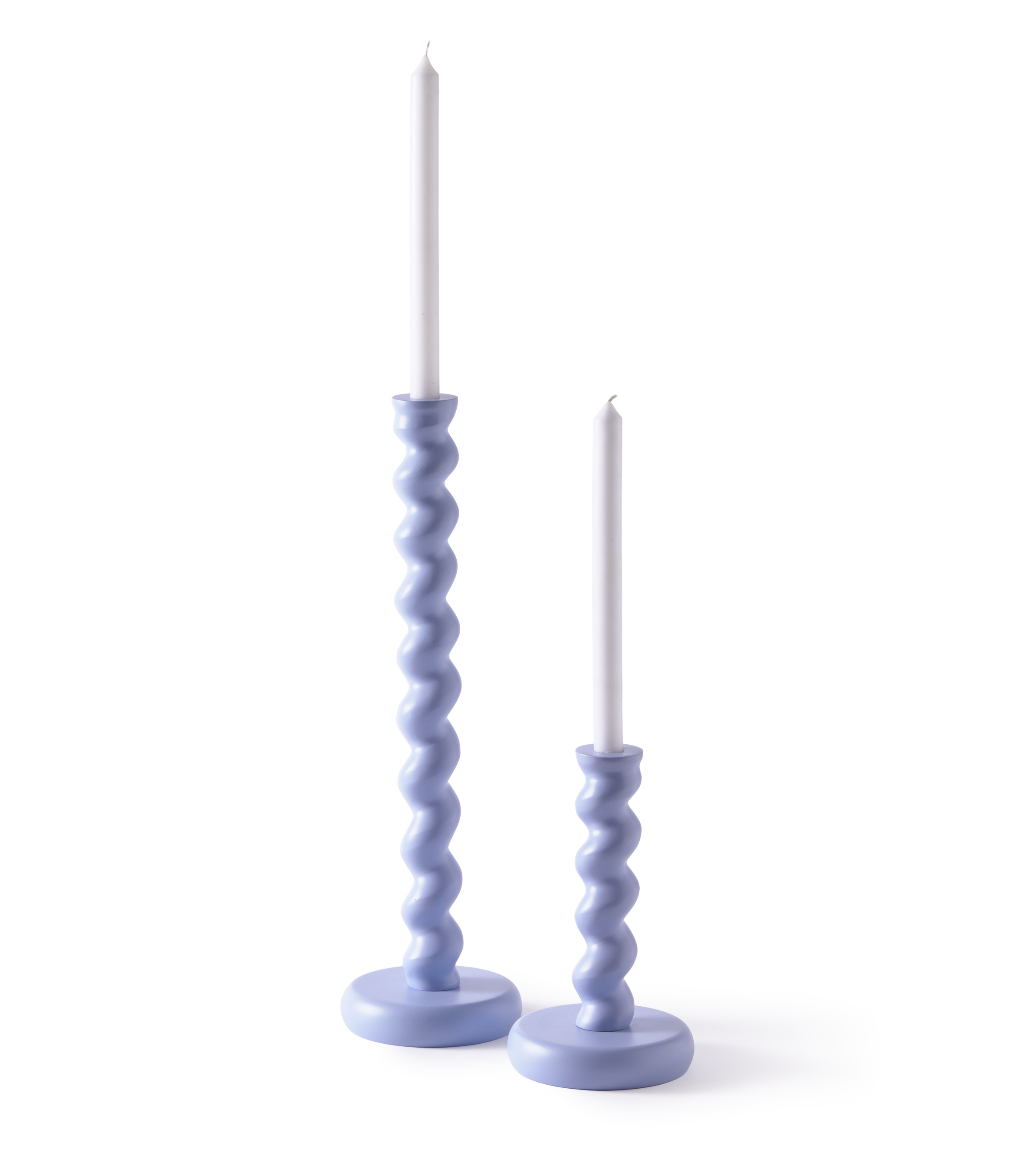 Svietnik TWISTER svetlomodrý