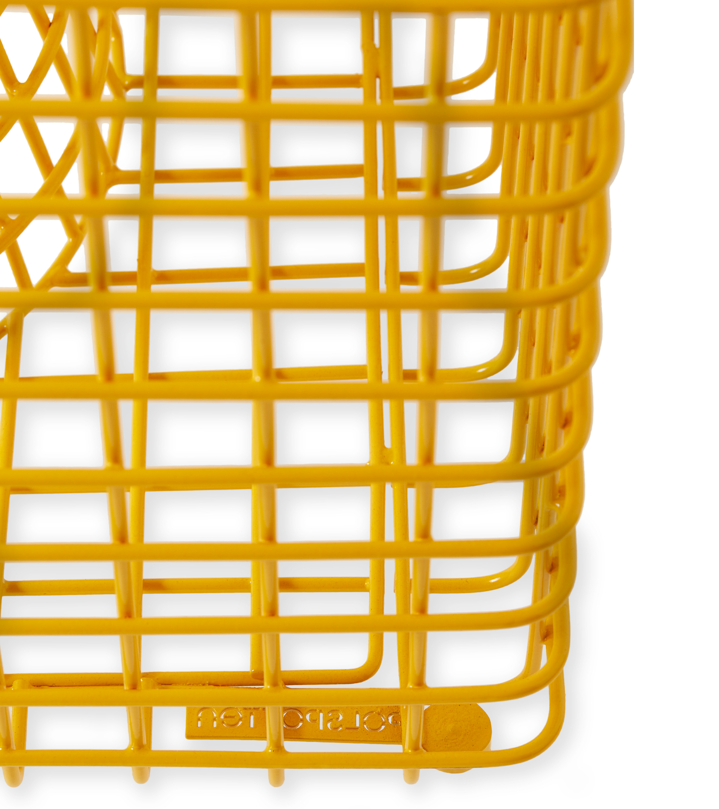 Dekoračná stolička ZIG ZAG WIRE žltá