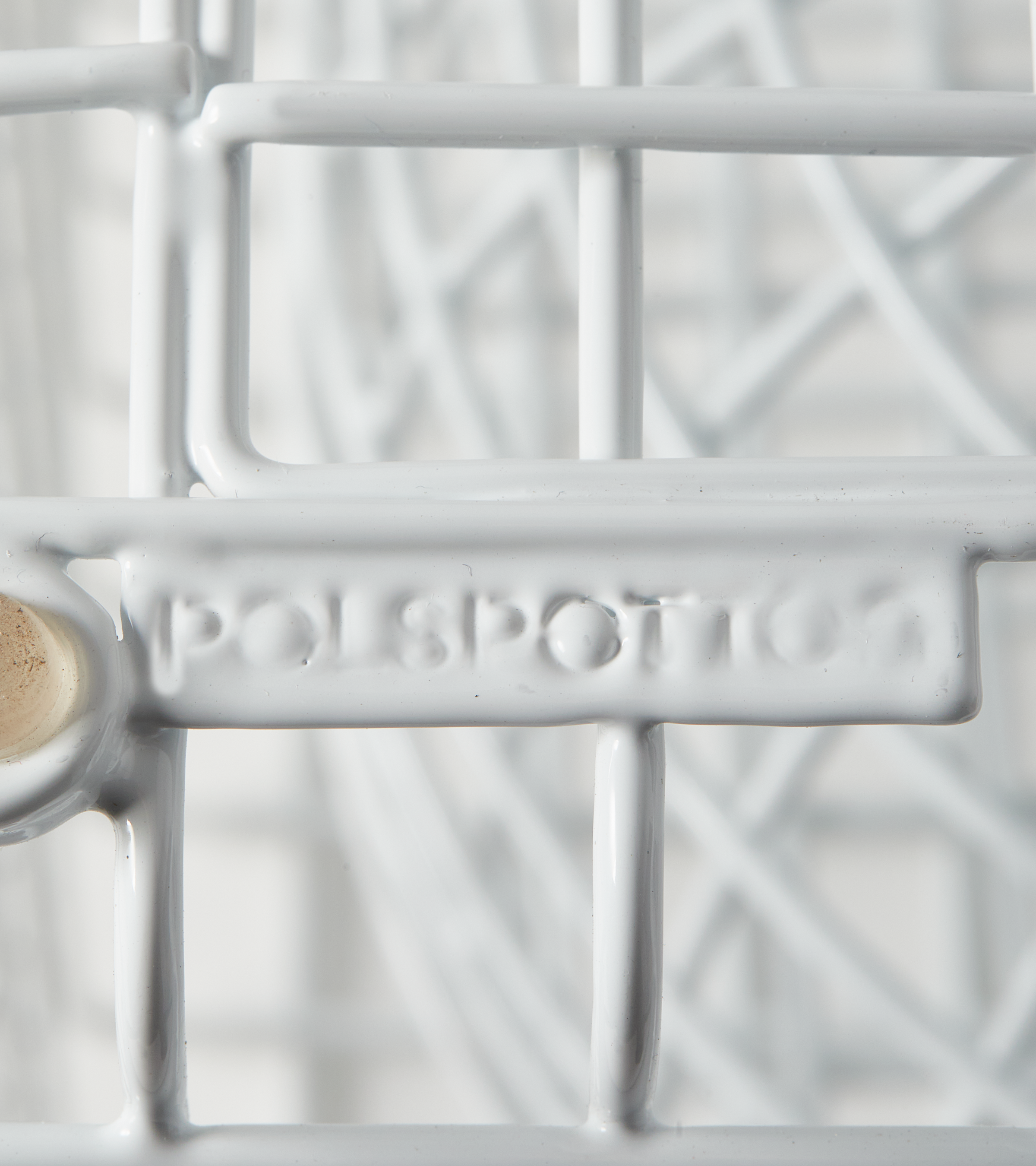 TIP TAP WIRE decorative stool white