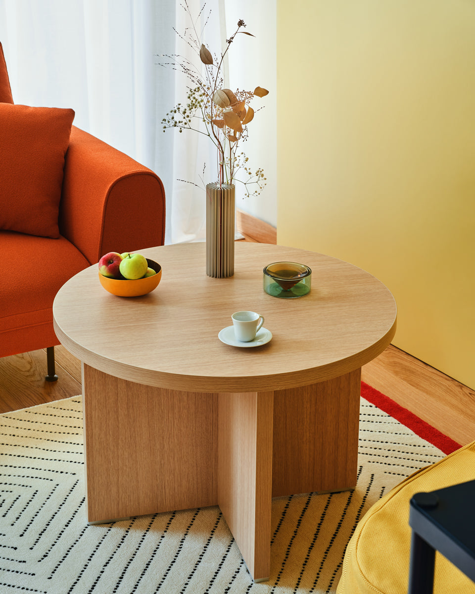 Kávový stolík QUANDO s melamínovou doskou