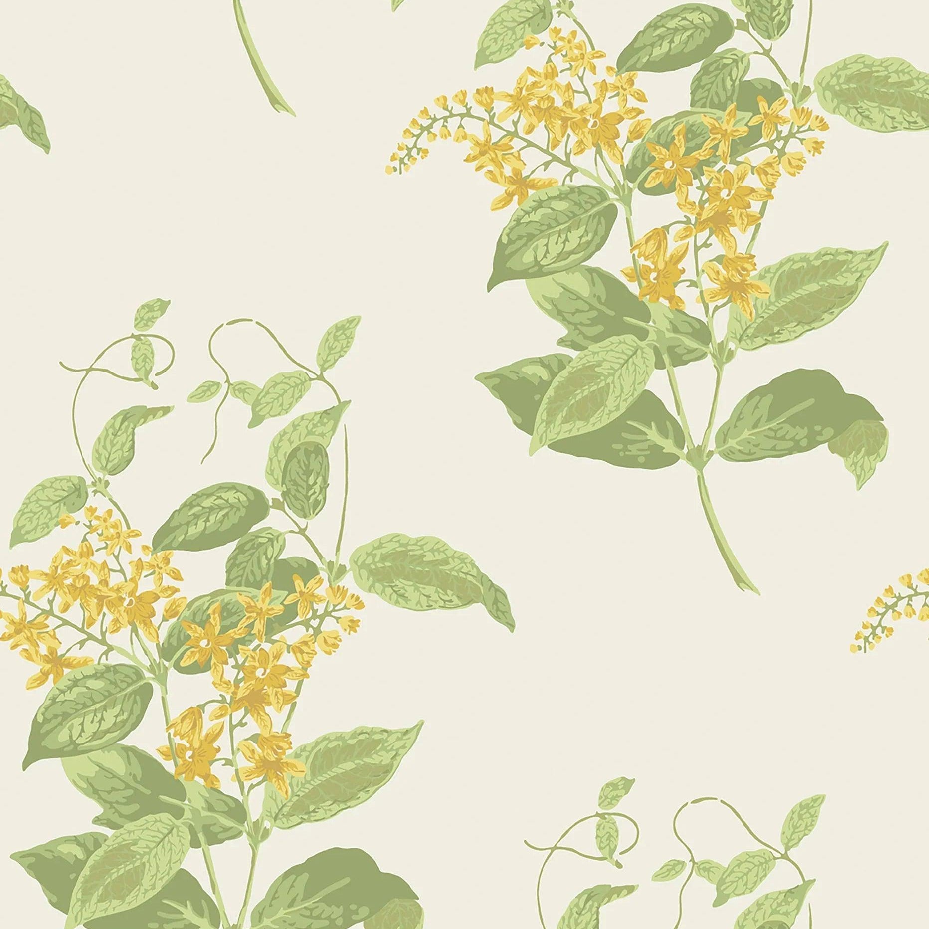 Tapeta ARCHIVE ANTHOLOGY - Madras Violet cytrynowy na pergaminie Cole & Son    Eye on Design