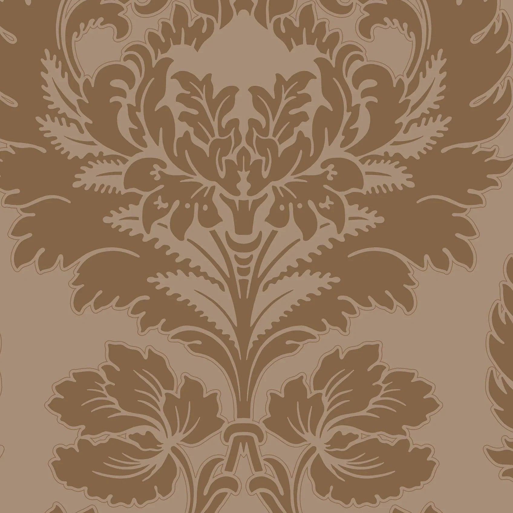 Tapeta ARCHIVE TRADITIONAL - Hovingham metaliczne złoto na beżu Cole & Son    Eye on Design