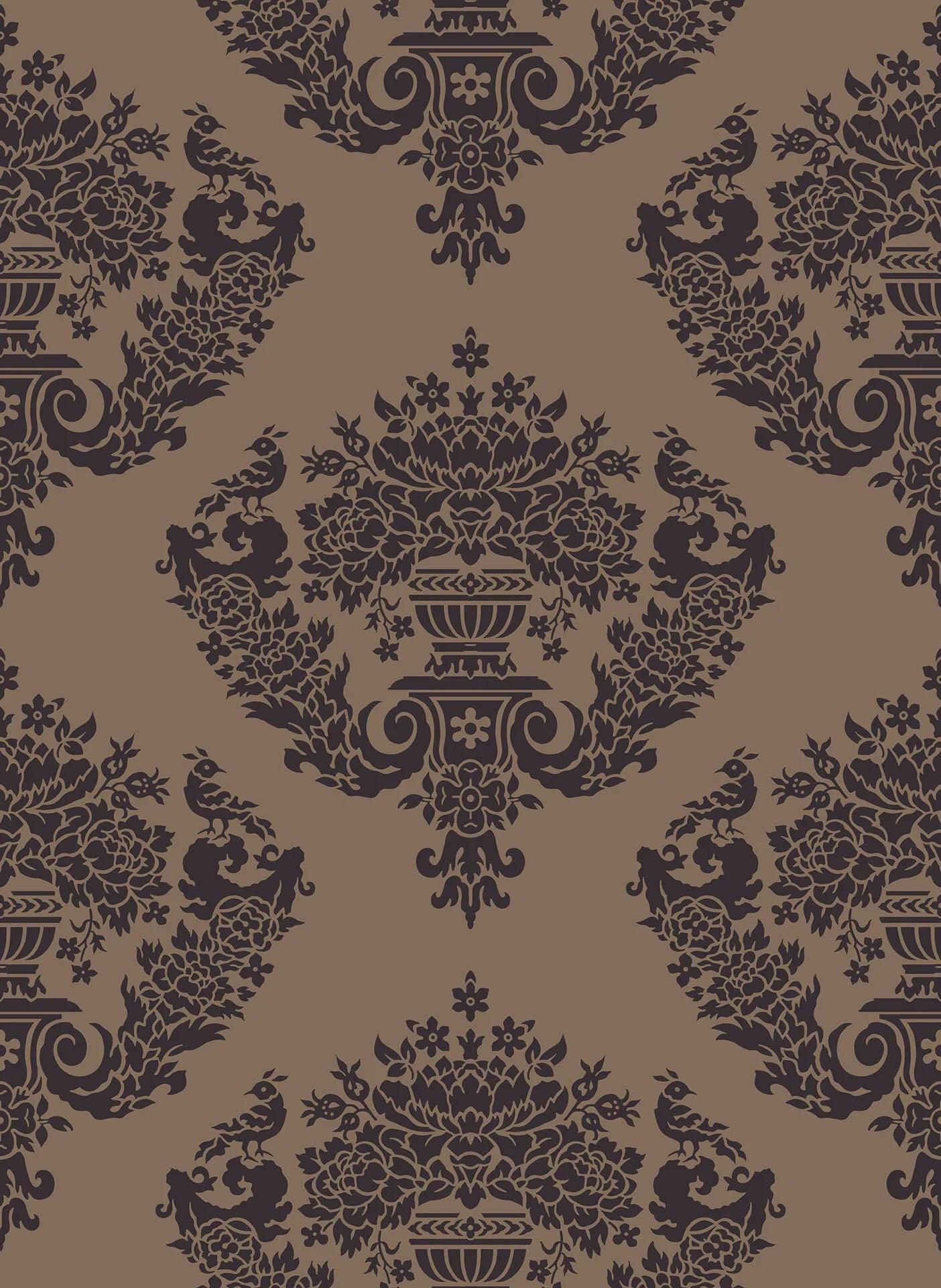 Tapeta ARCHIVE TRADITIONAL - Sudbury brązowy Cole & Son Default Title   Eye on Design