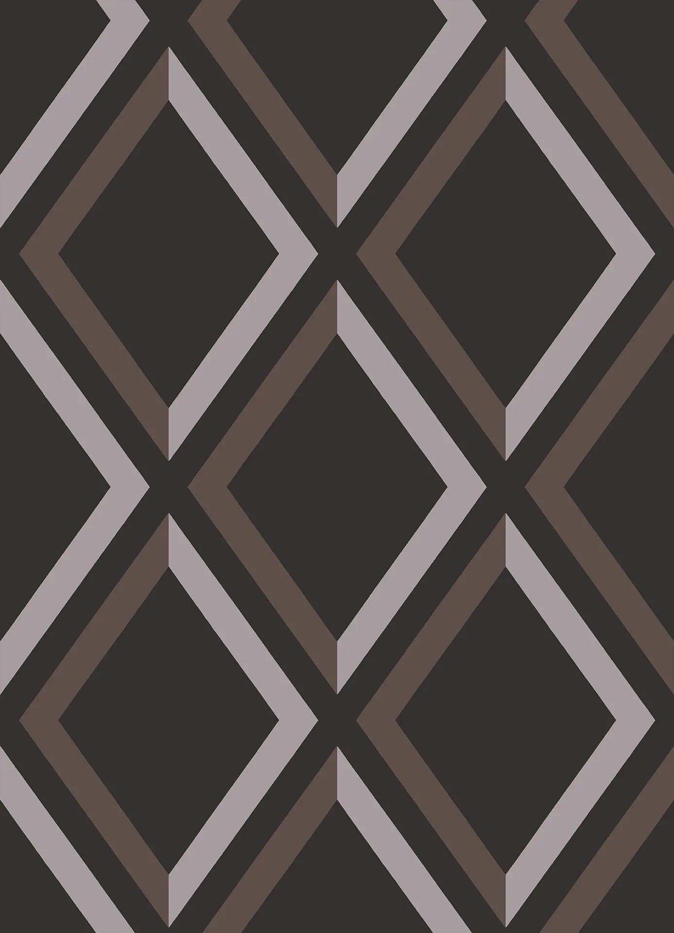 Tapeta CONTEMPORARY COLLECTION - Pompeian szary na brązie Cole & Son    Eye on Design